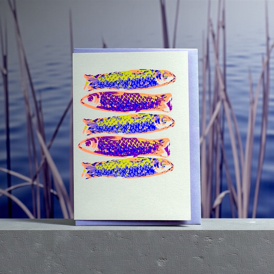 Sardinen Violett