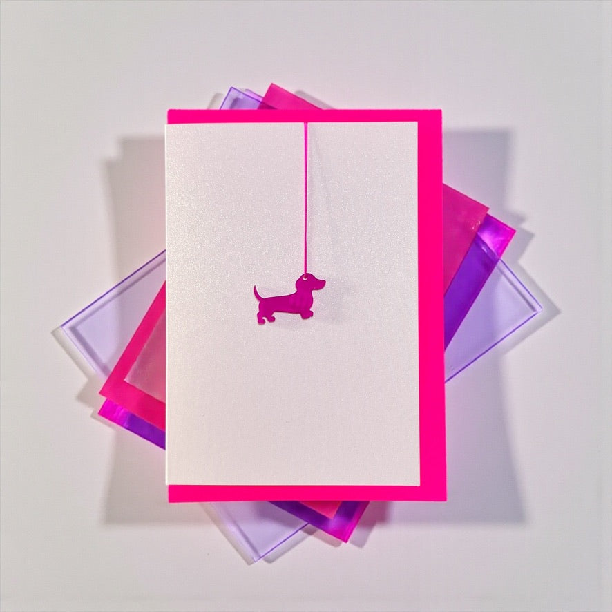 Hang Me Happy * Petit Saucisse rose fluo