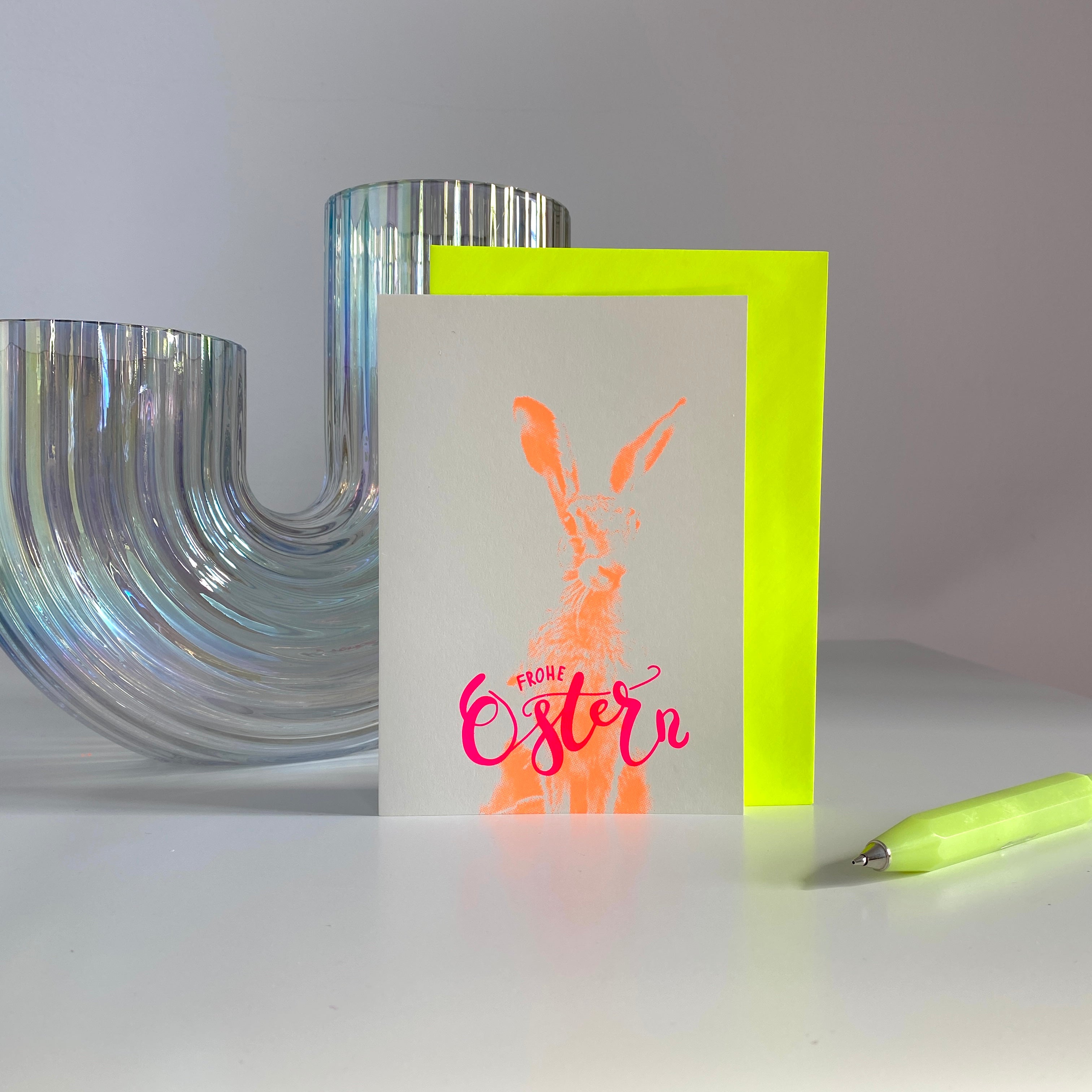 Frohe Ostern Foto yellow