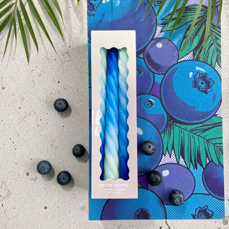 Dip Dye Twisted * Shades of Blueberry