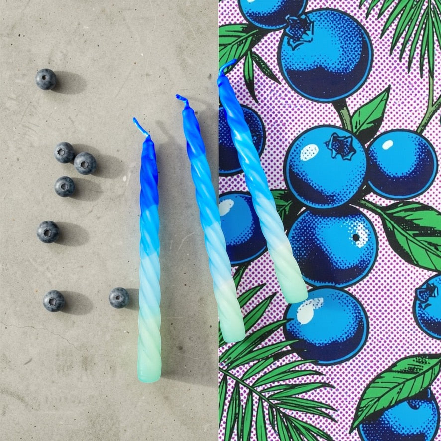 Dip Dye Twisted * Shades of Blueberry