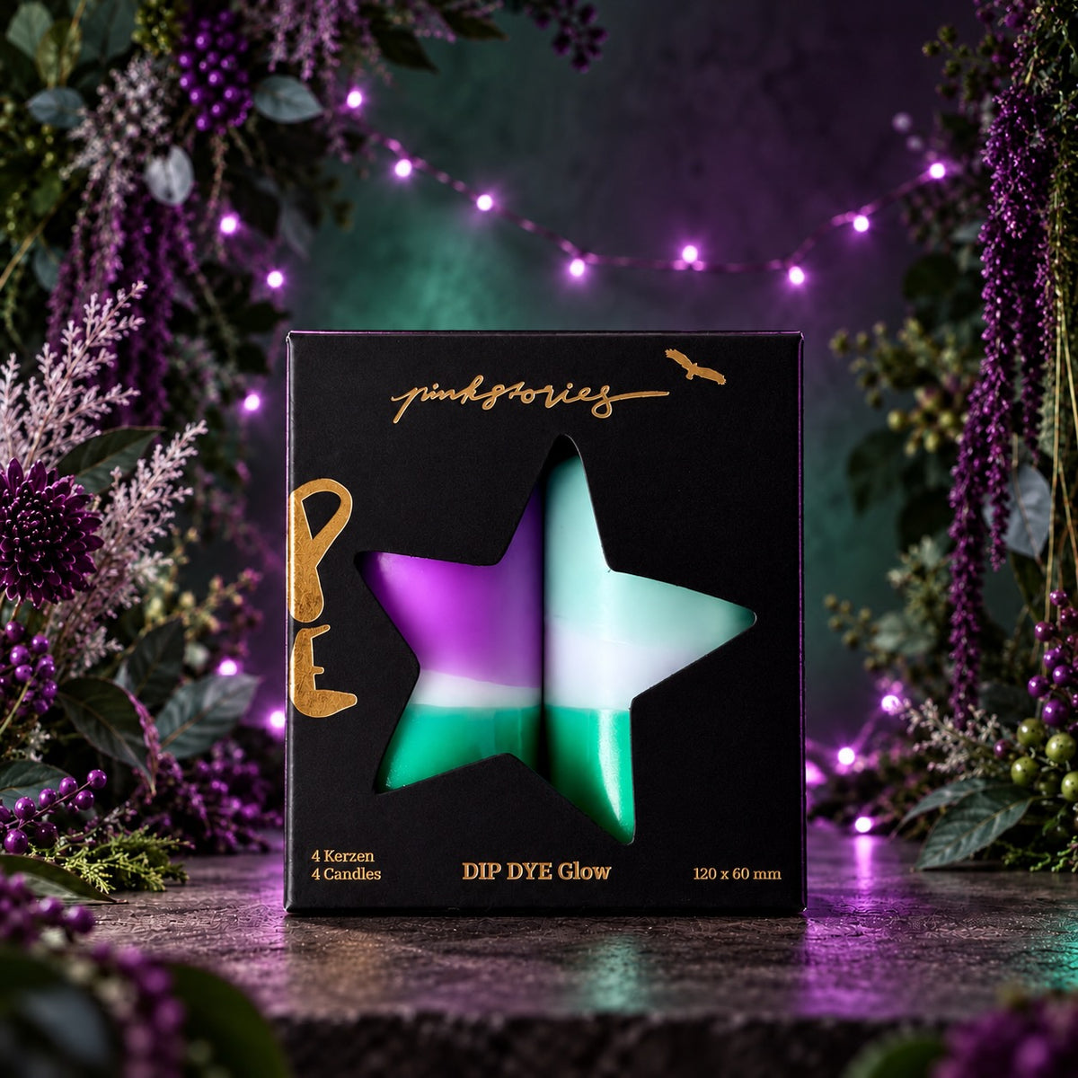 Dip Dye Glow * Smaragd Star