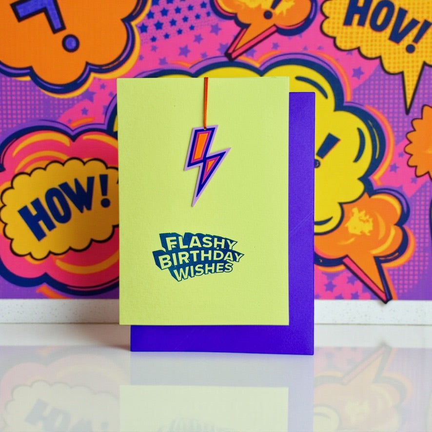 Flashy Birthday Wishes * Flash lila