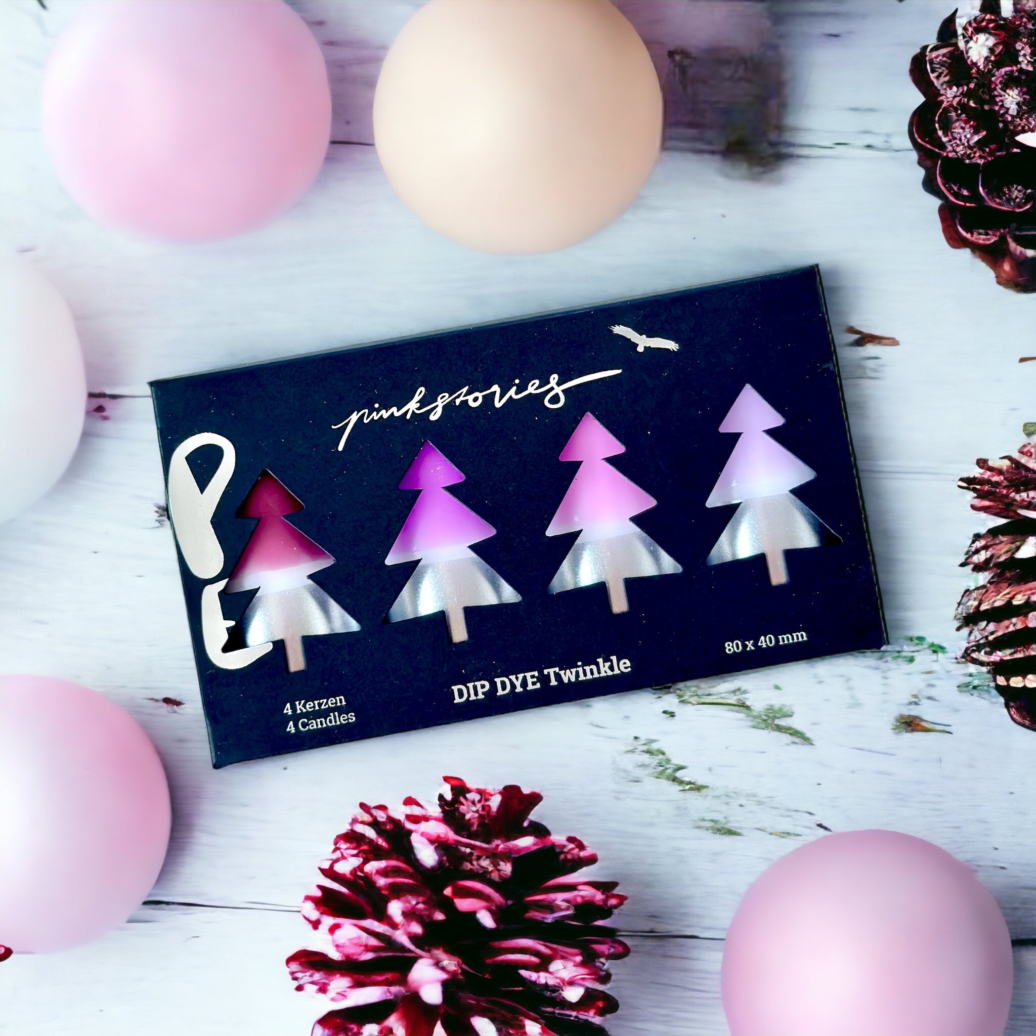 Dip Dye Twinkle * Purple Diamonds