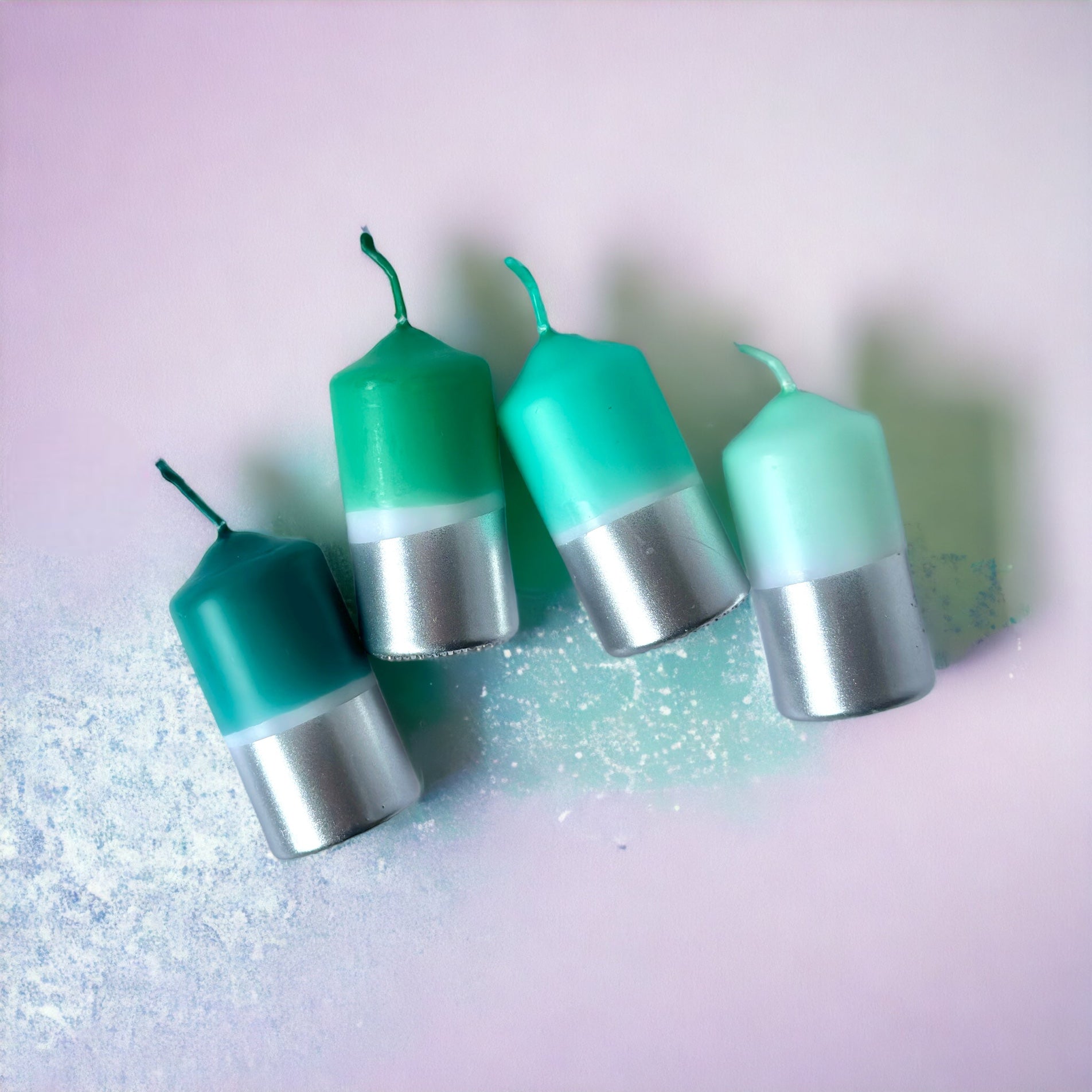 Dip Dye Twinkle * Silver Diamonds