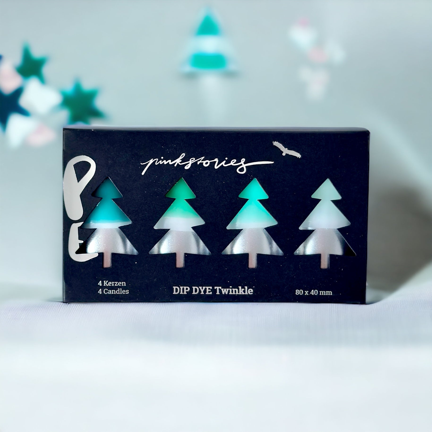 Dip Dye Twinkle * Silver Diamonds