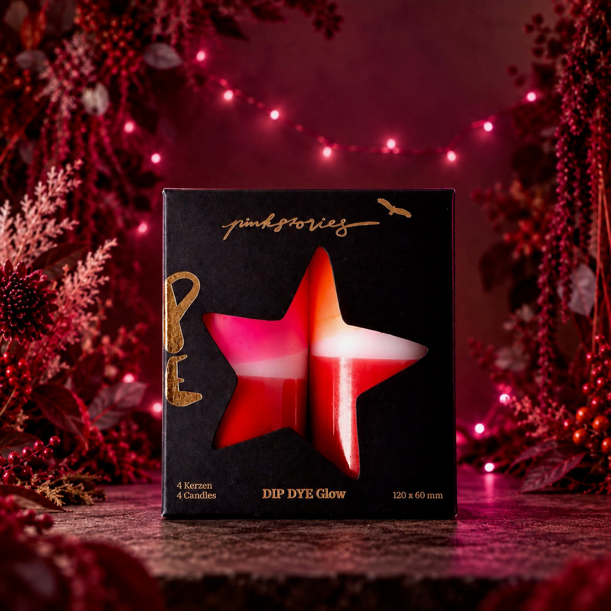 Dip Dye Glow * Ruby Star