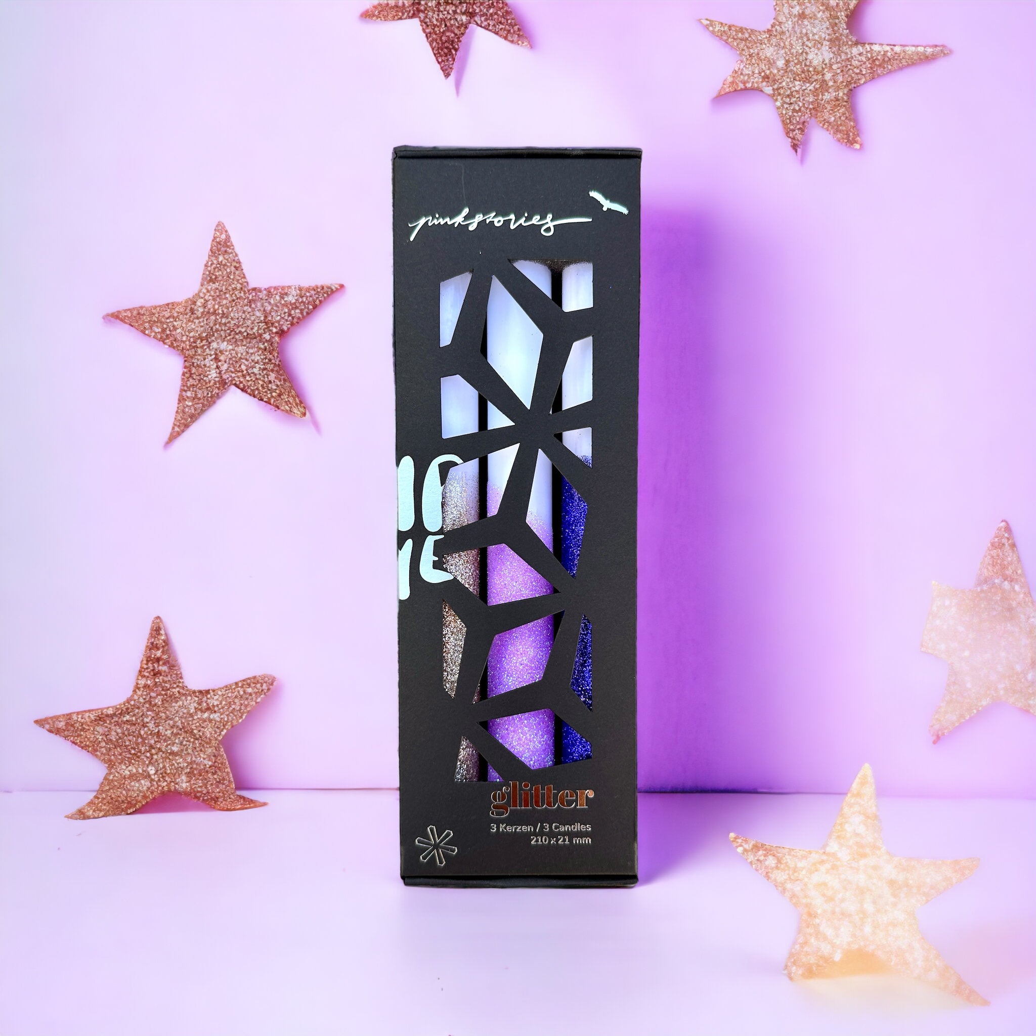 Dip Dye Glitter * Let it snow