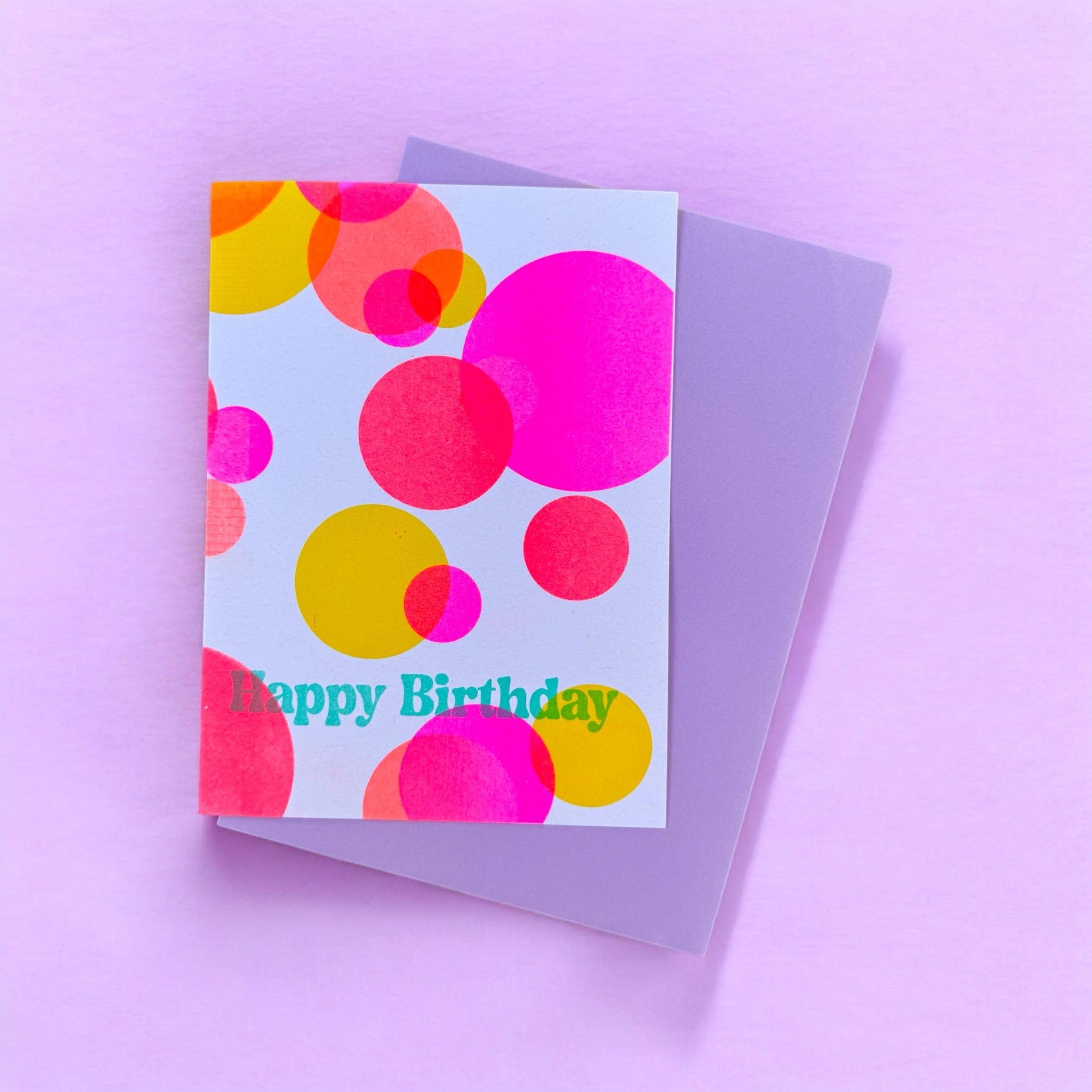 Happy Birthday Circles