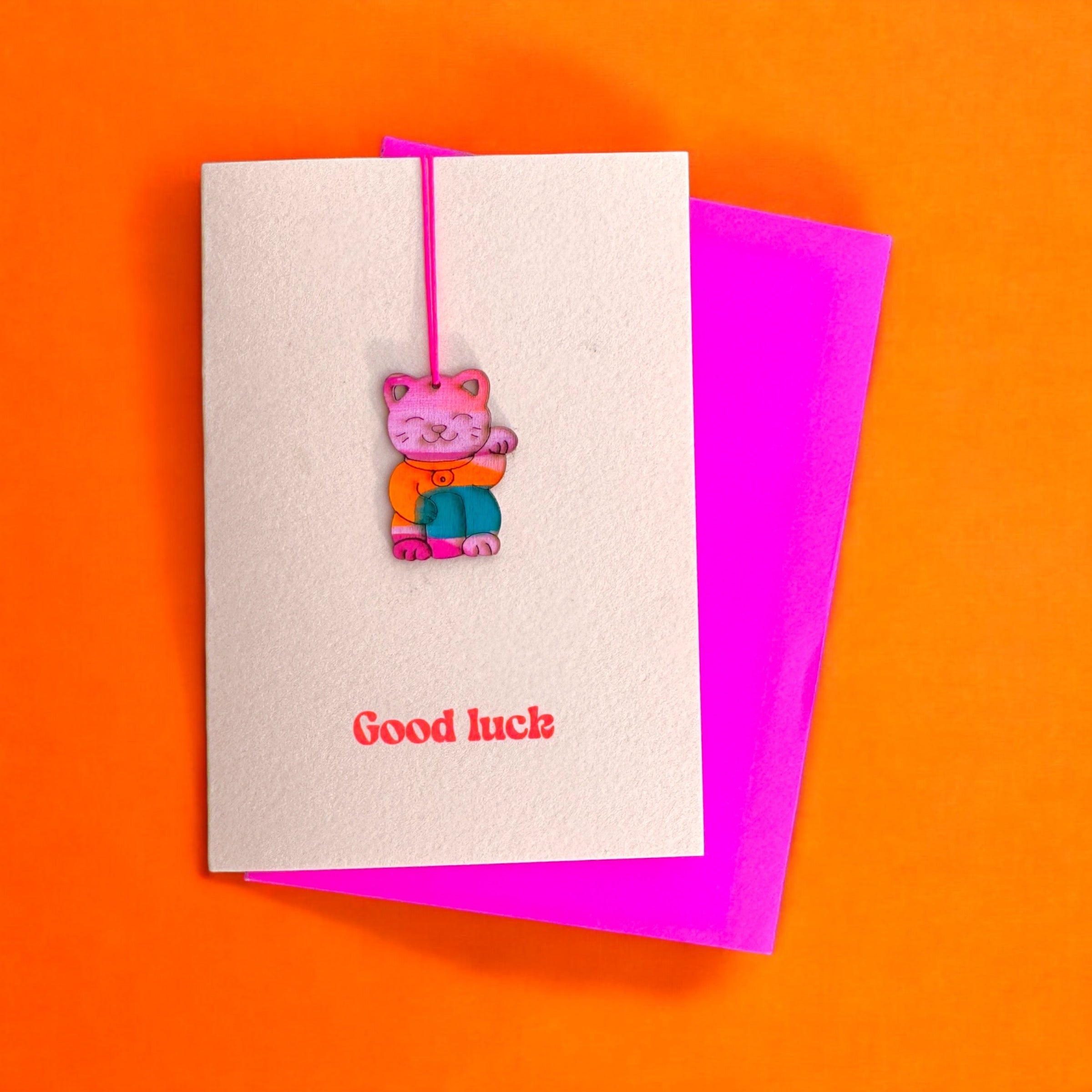 Good Luck* Lucky Cat