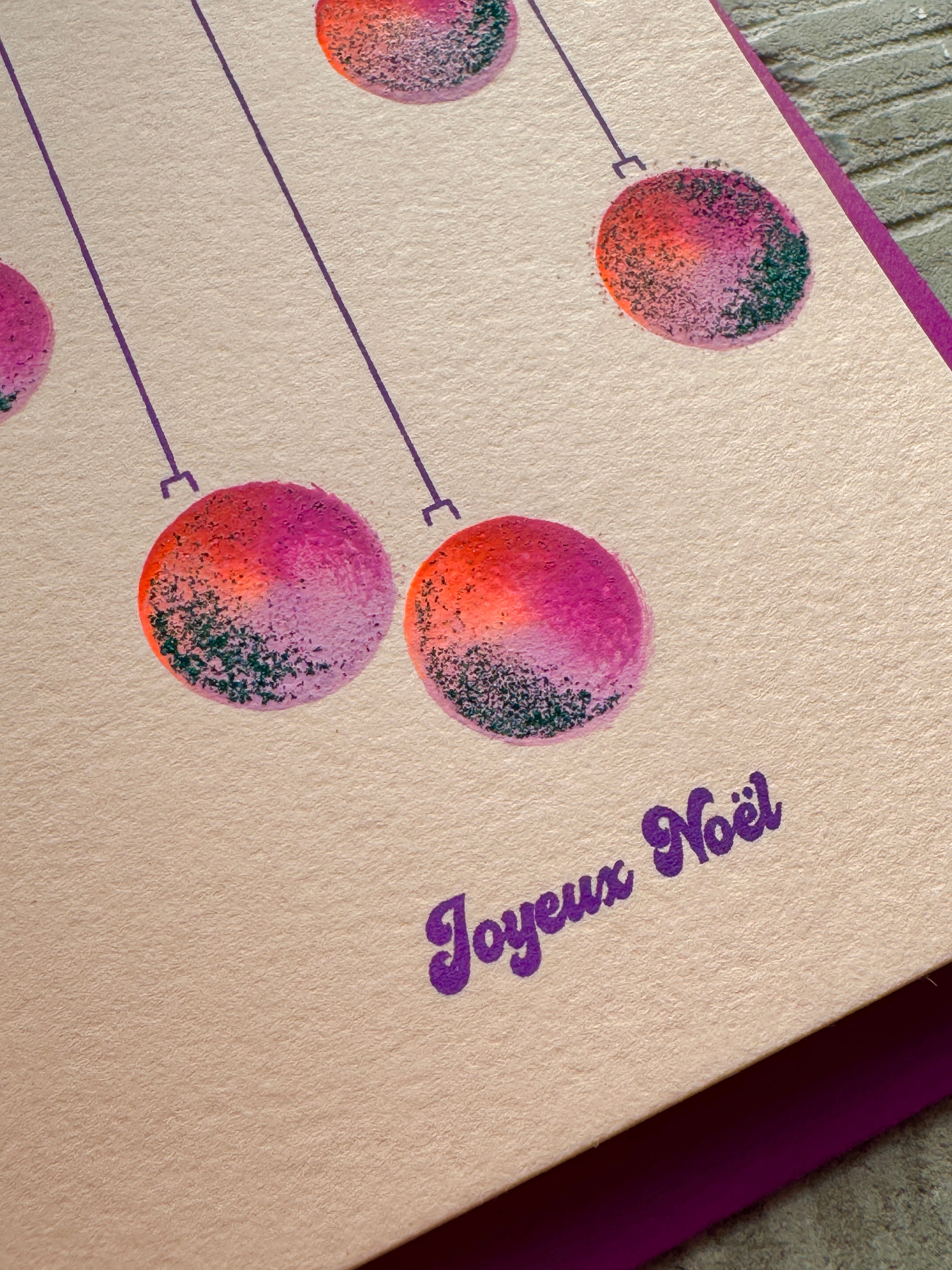 Tinted Joyeux Noel Balls