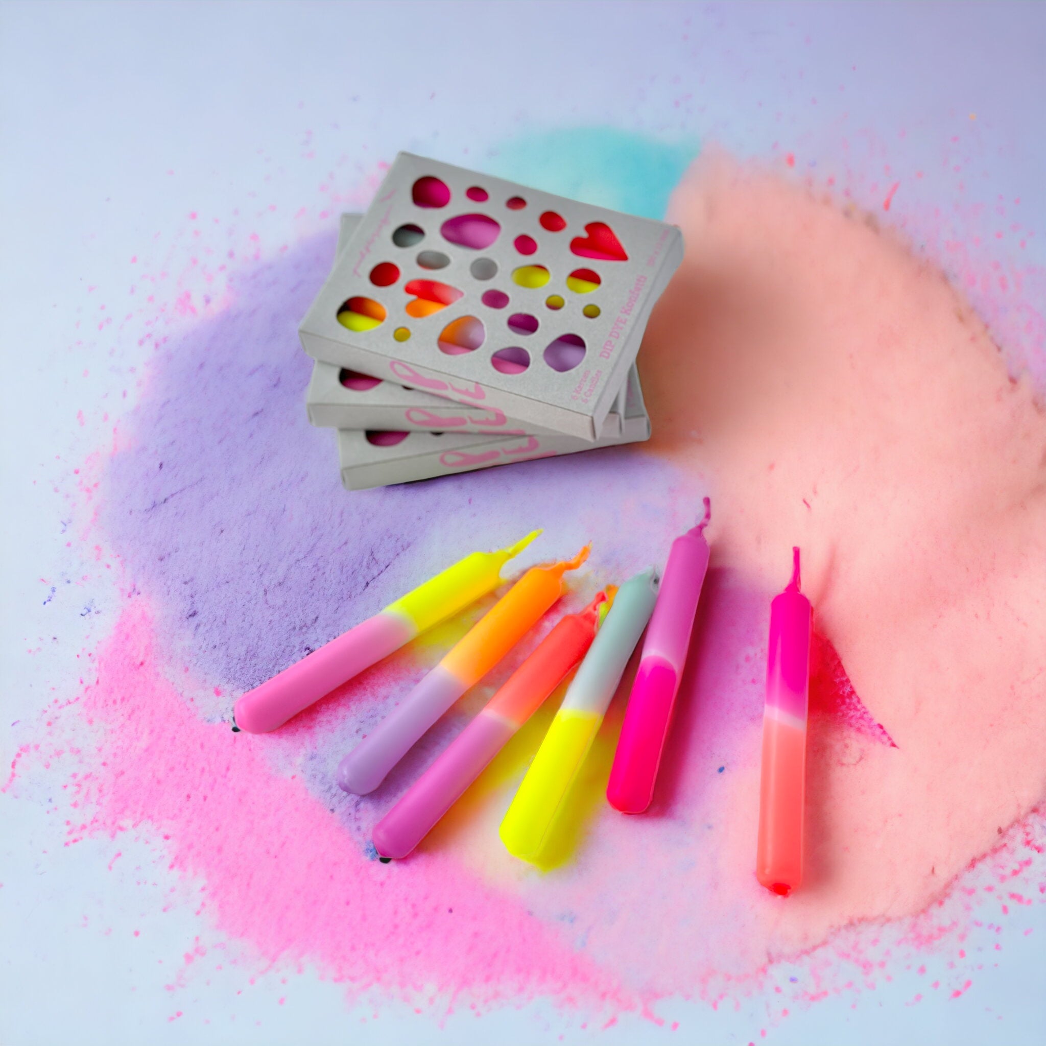 Confettis Dip Dye * Bouquet de couleurs