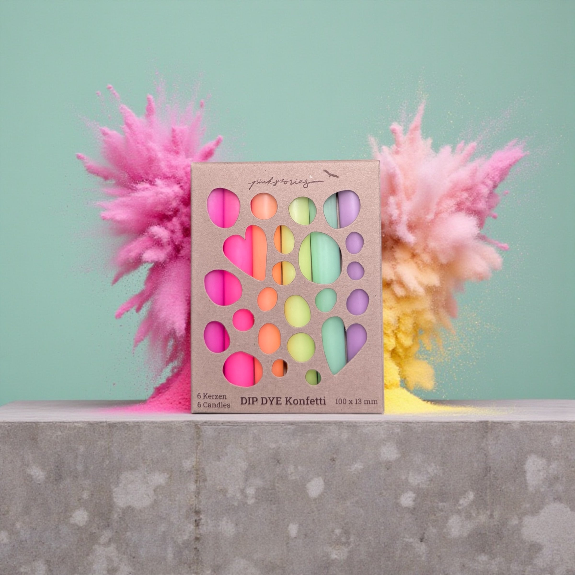 Confettis Dip Dye * Bébés Pastel