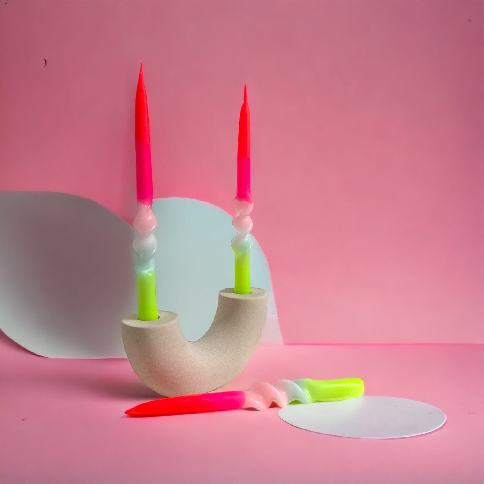 Fleurs sucette à effet tourbillonnant * Dip Dye Swirl