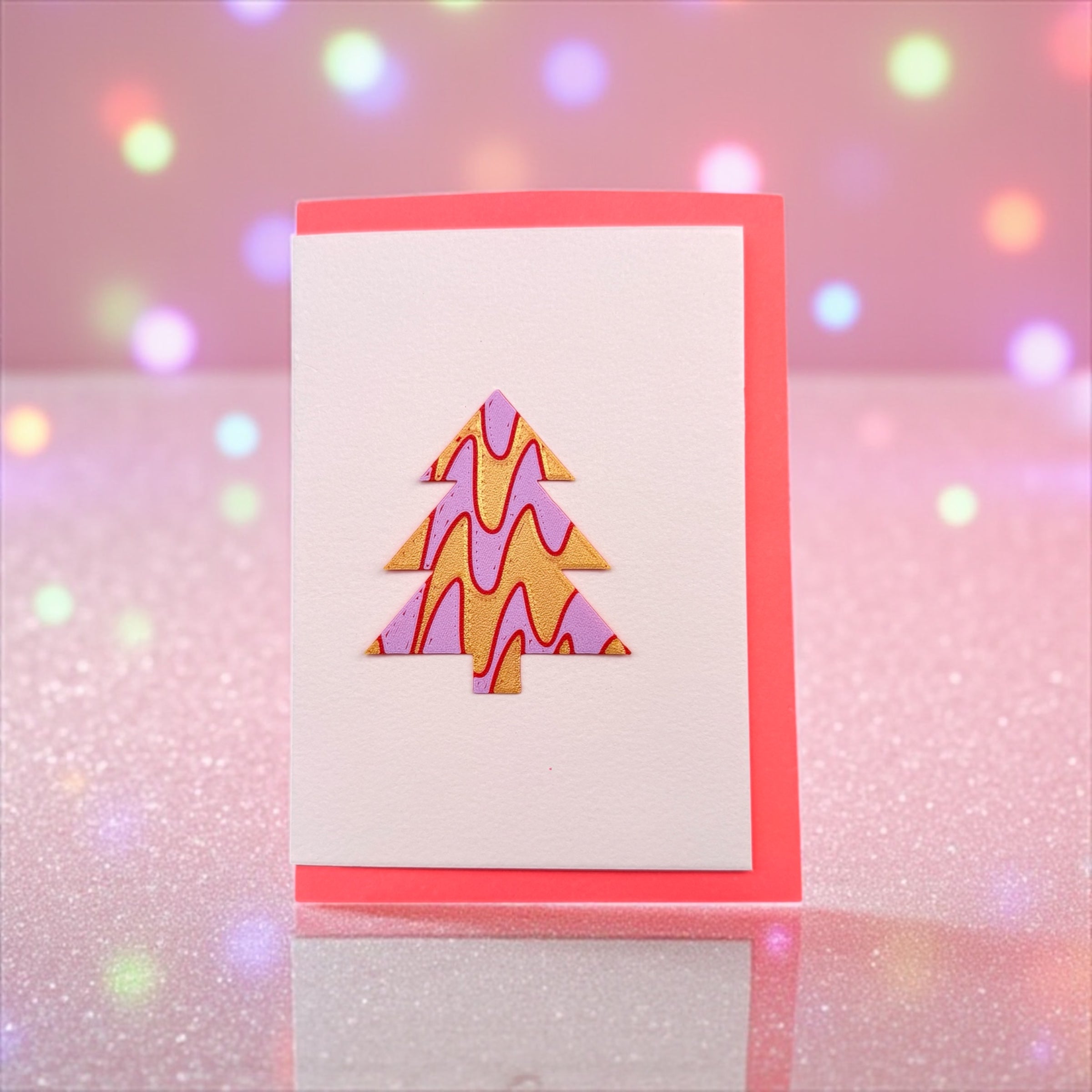 Tree Drop * neon red