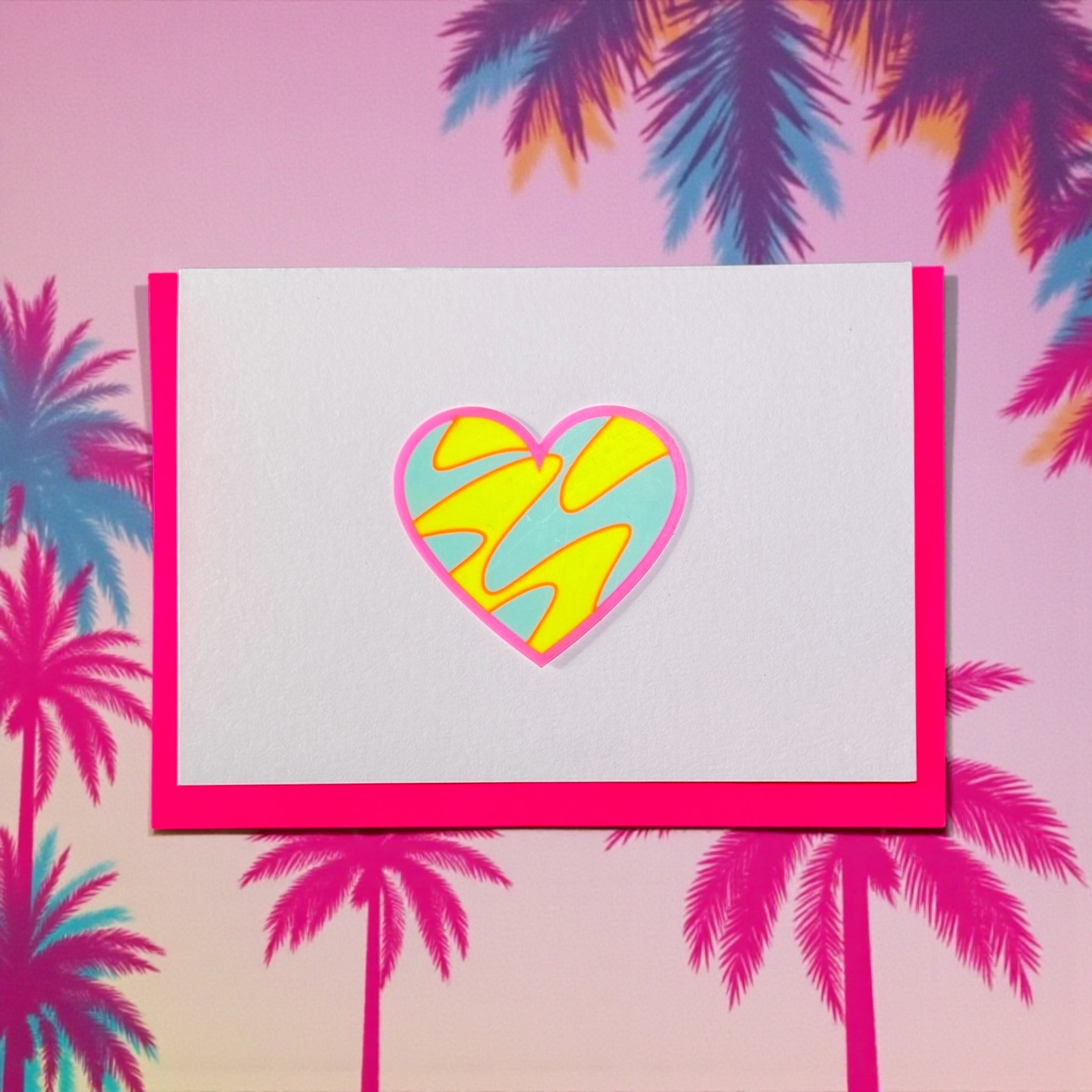 Cartes Sunset Strip * Cœur