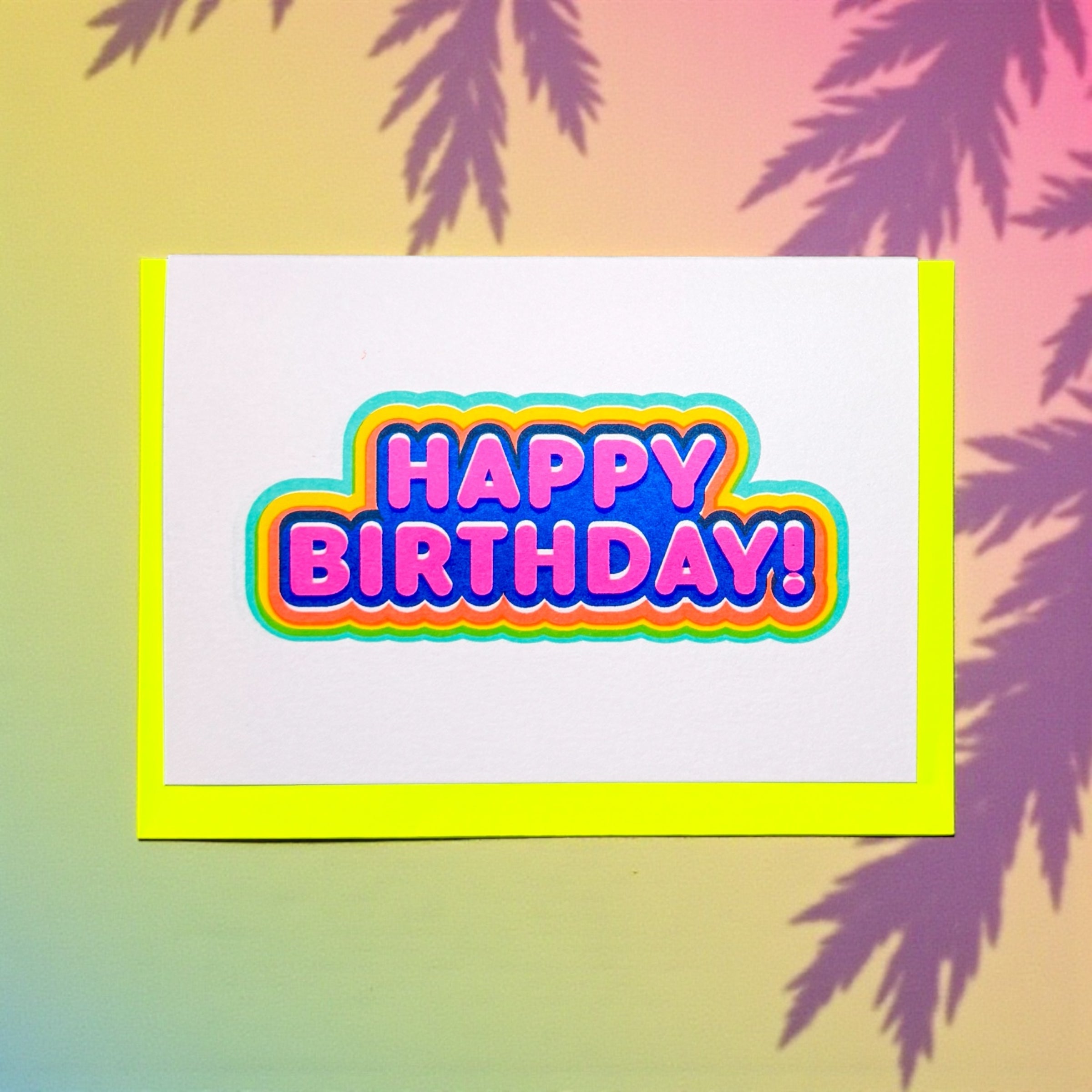 Motel Vibes * Happy neon yellow