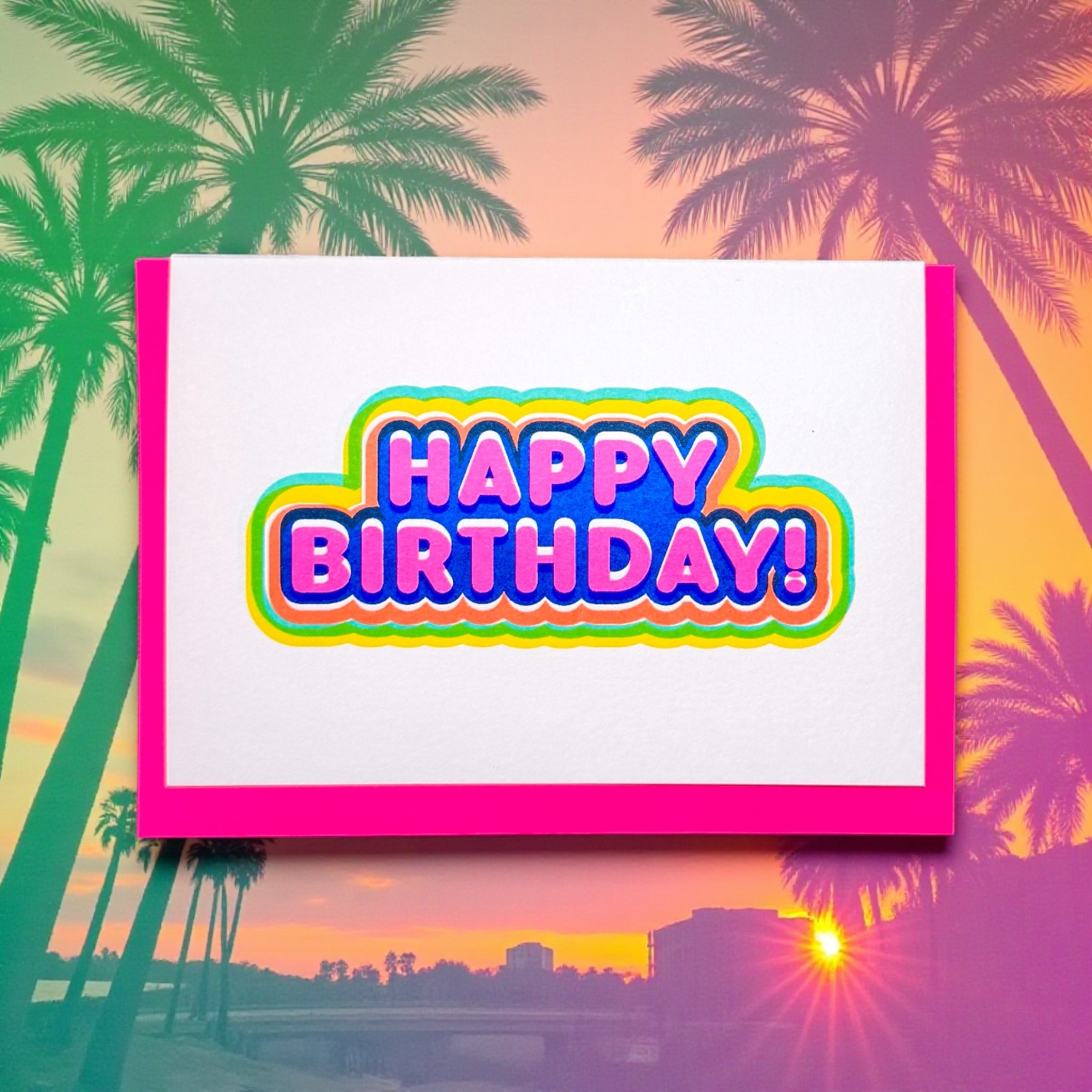 Motel Vibes * Happy neon pink