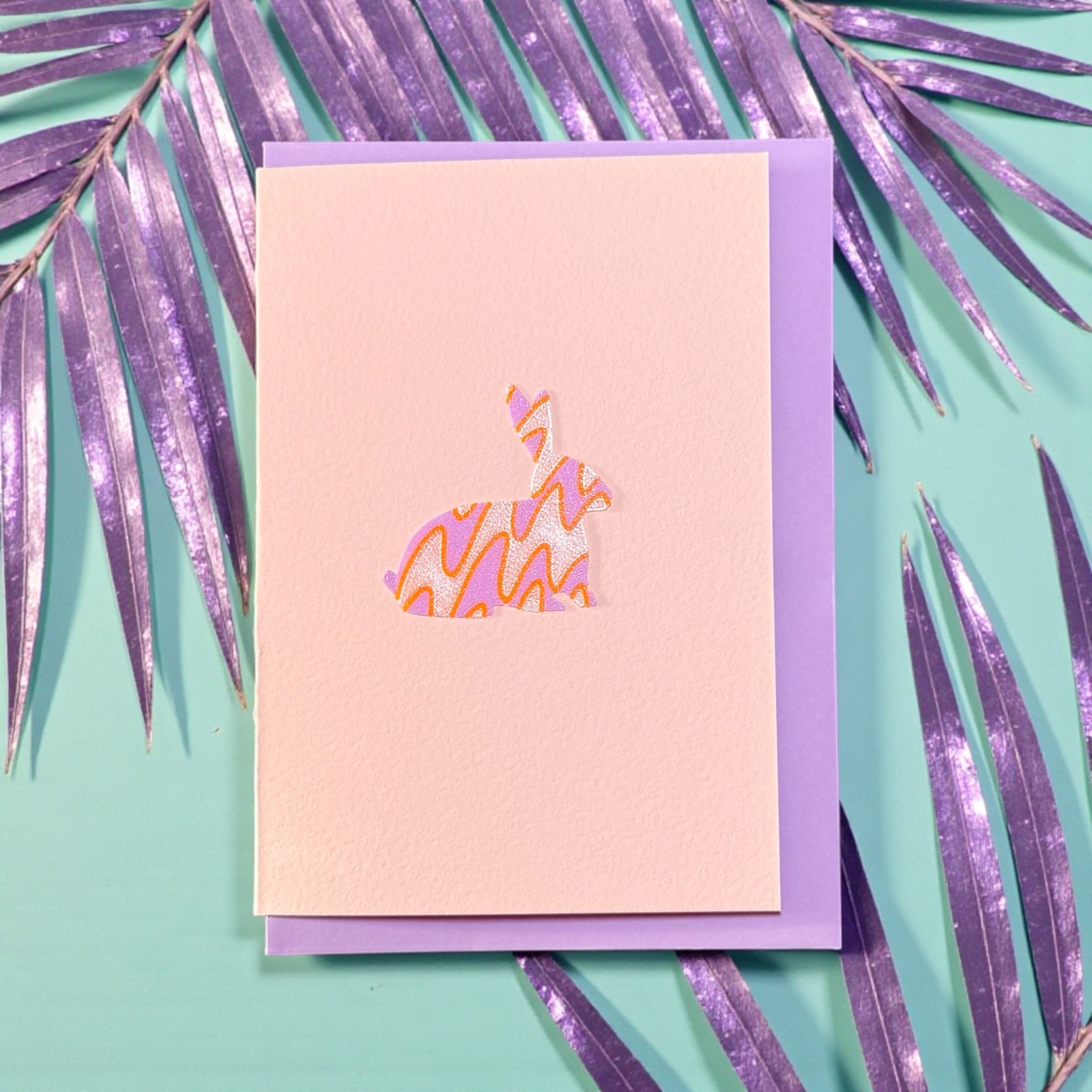 Wild Icon Cards * Bunny lilac