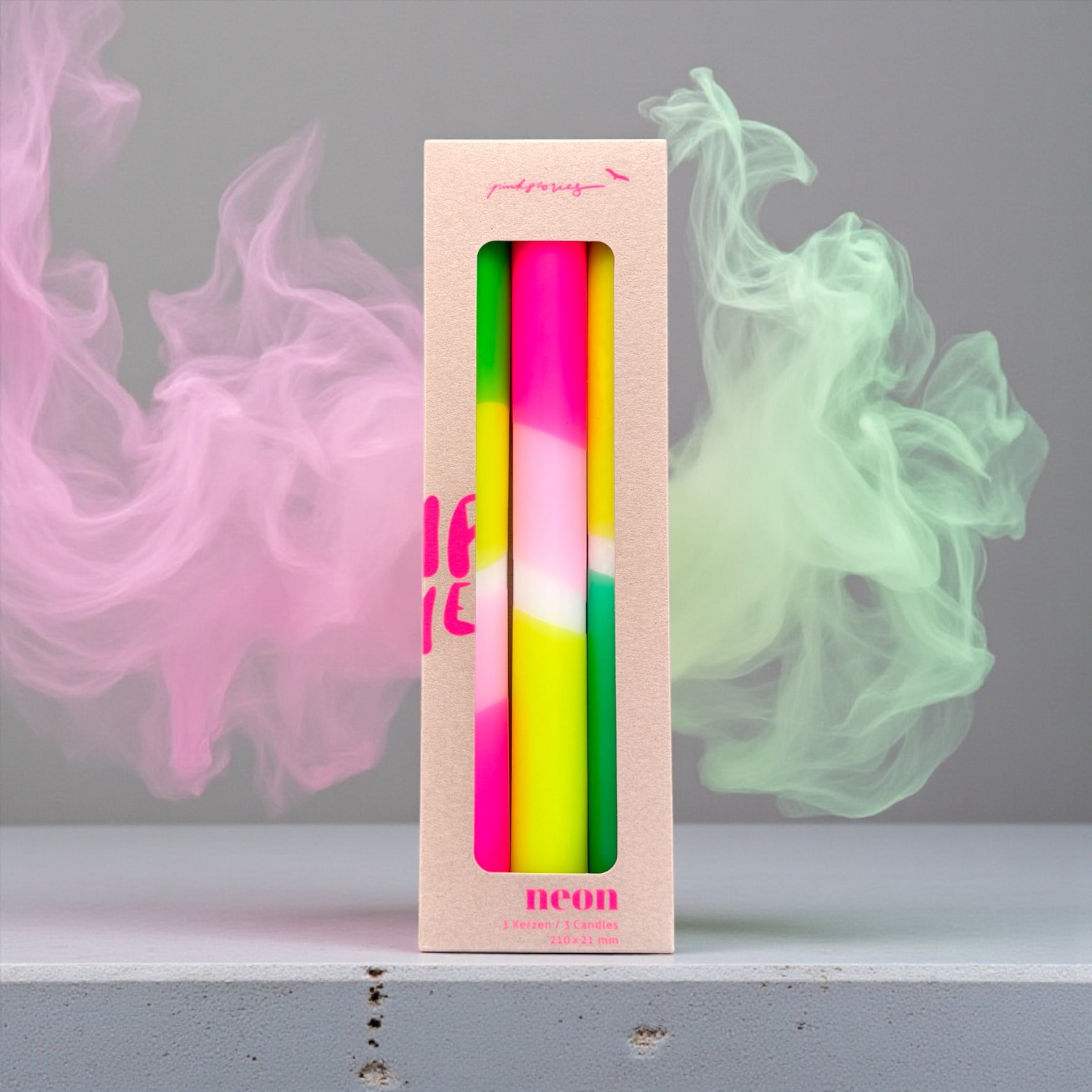 Dip Dye Neon * Green Splash