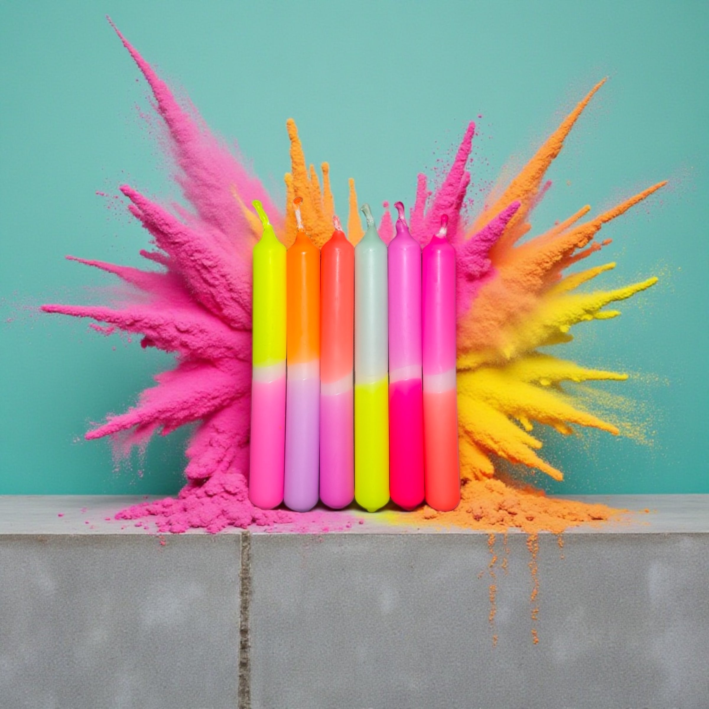 Confettis Dip Dye * Bouquet de couleurs