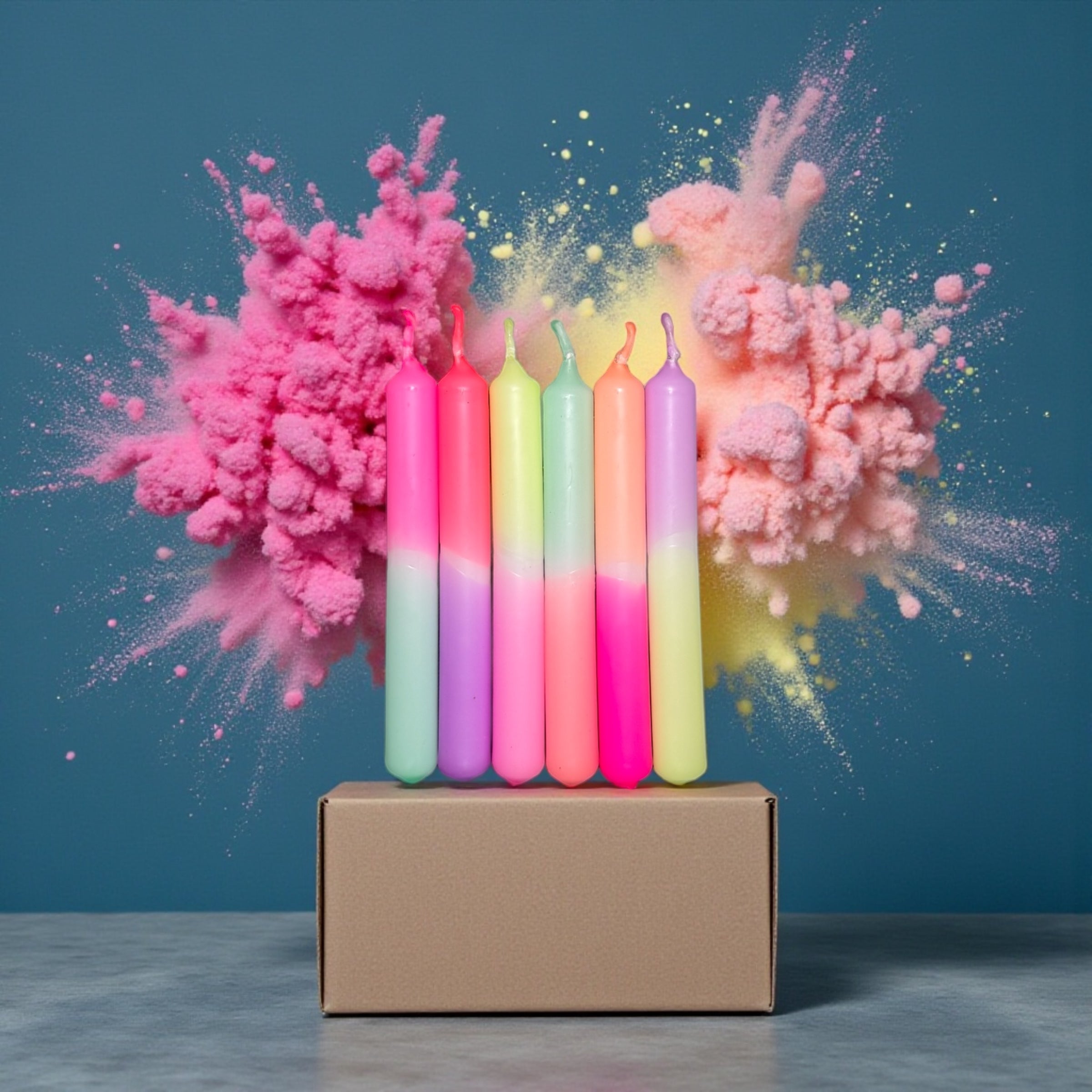 Confettis teints par immersion * Hibiscus clair