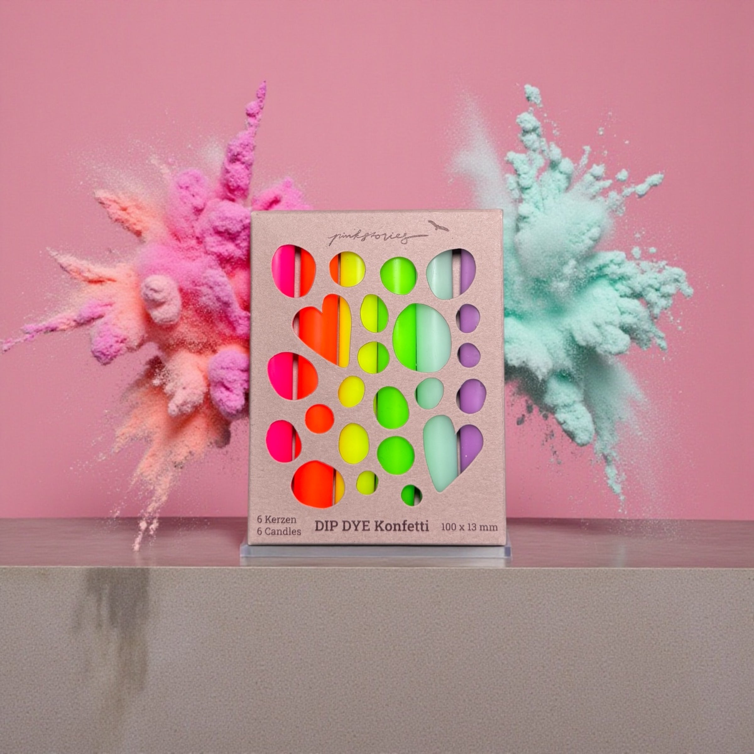 Dip Dye Konfetti * Rainbow