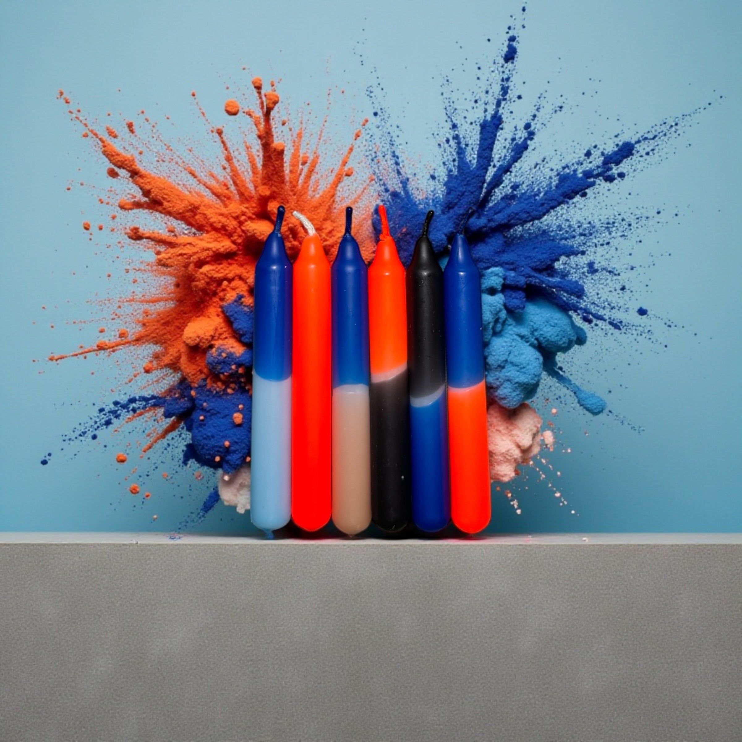 Dip Dye Konfetti * Baby Blues