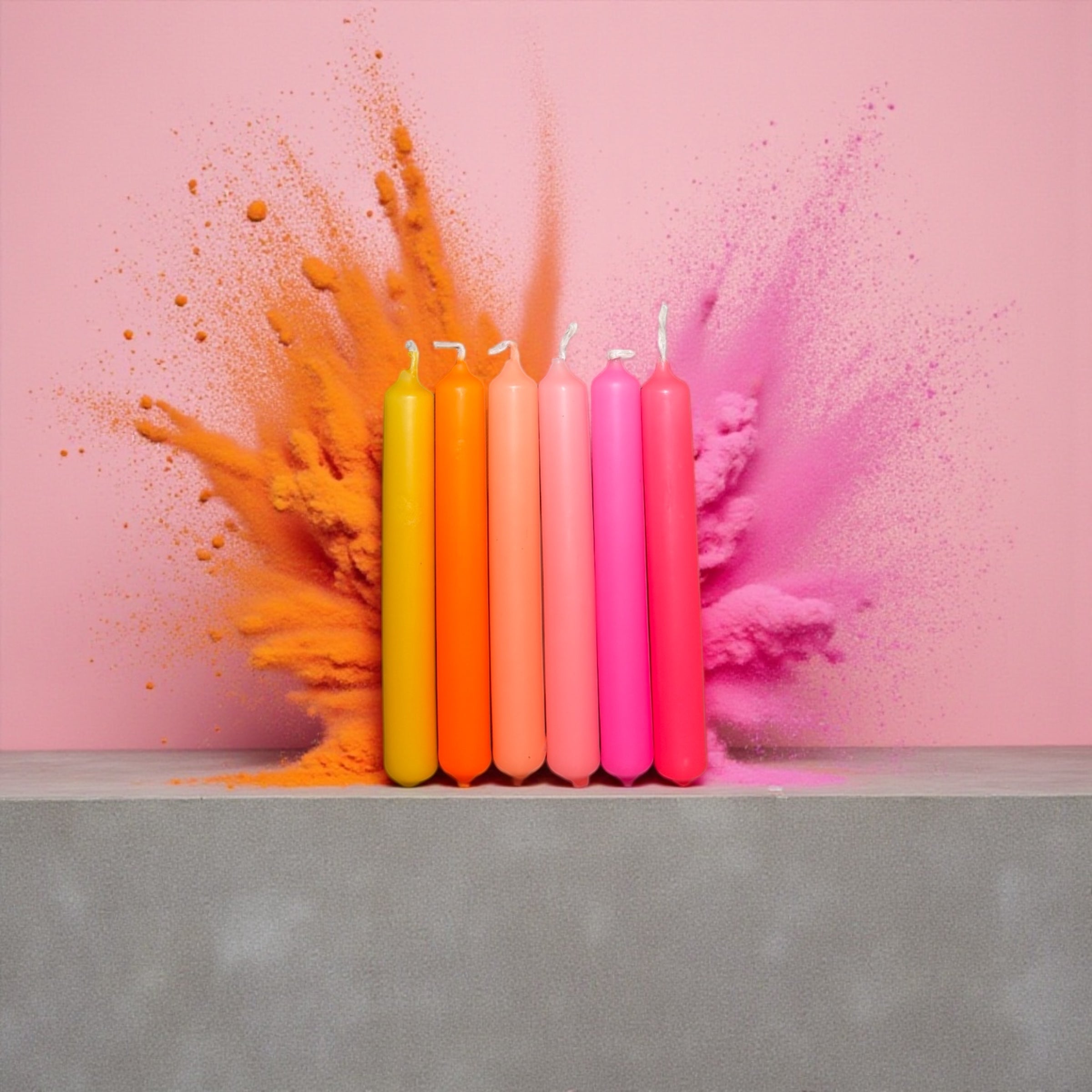 Confettis teints par immersion * Maison Ananas