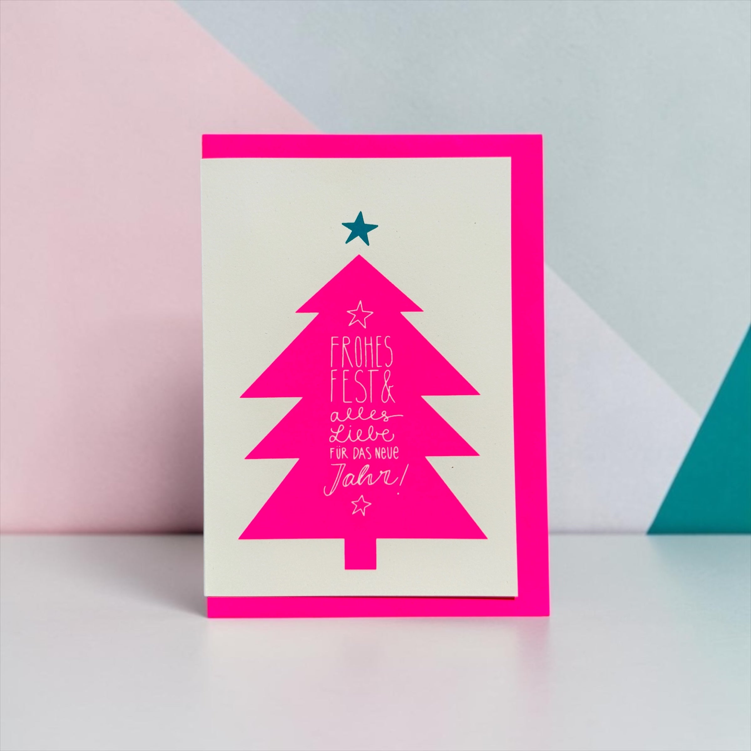 Lettertanne neonpink