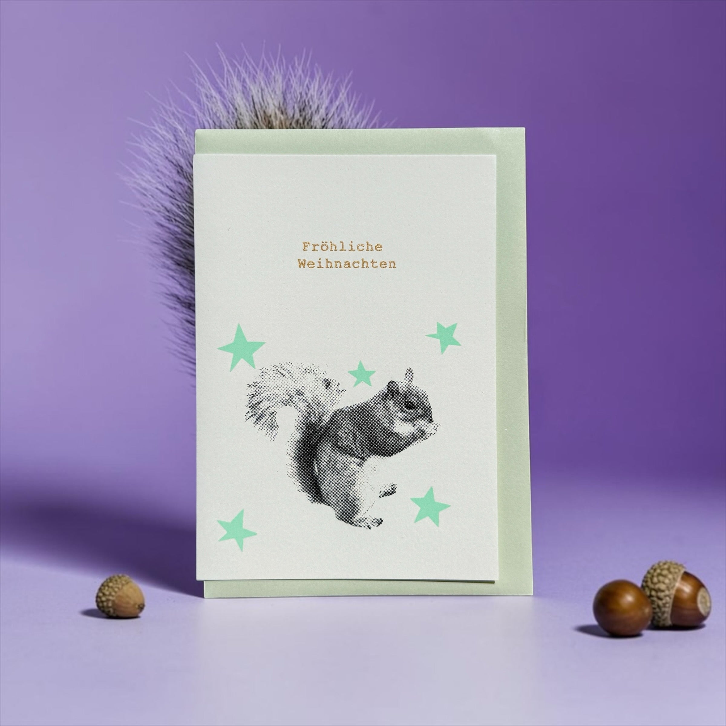 Eichhörnchen Sterne mint