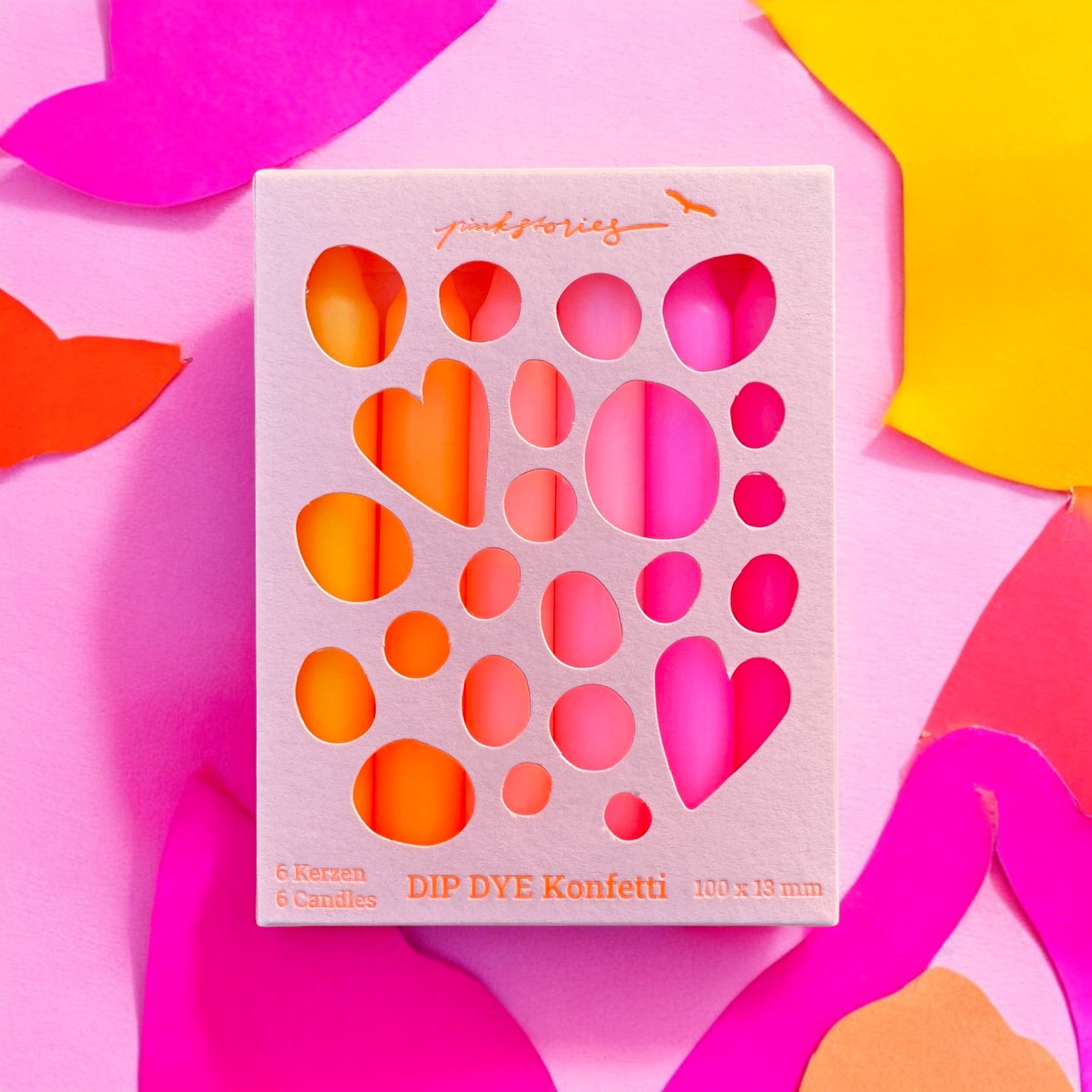 Confettis teints par immersion * Maison Ananas