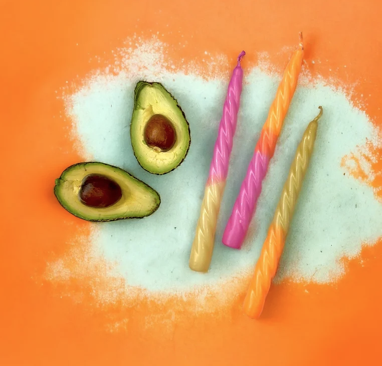 Dip Dye Twisted * Shades of Avocado