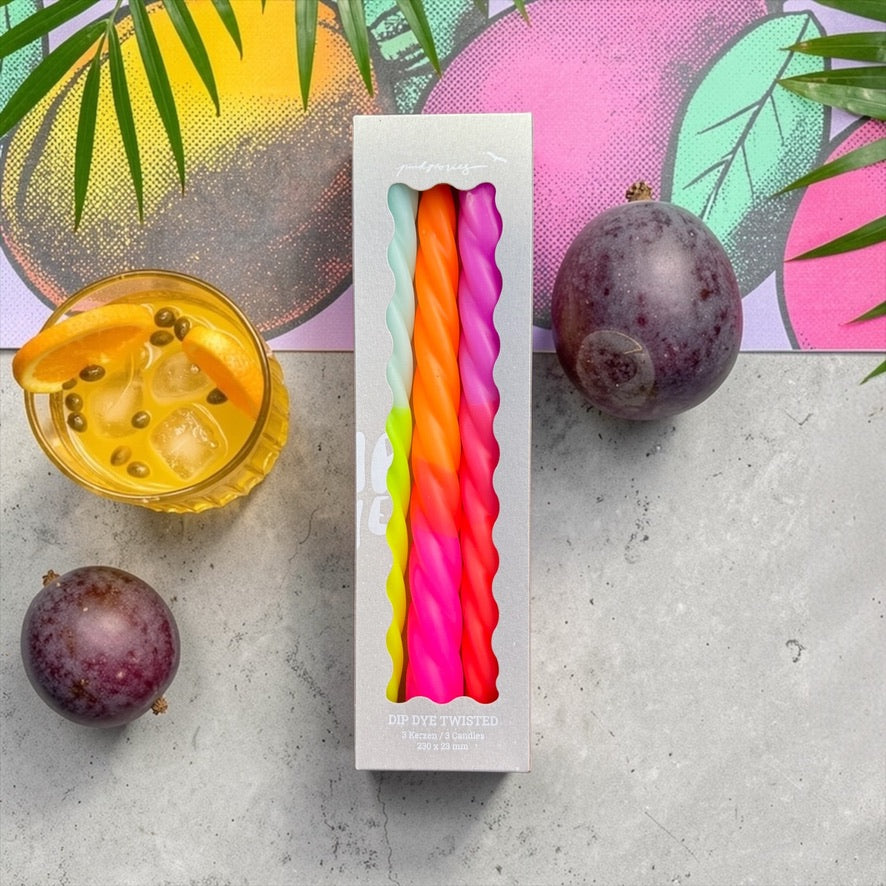 Dip Dye Twisted * Shades of Passionfruit