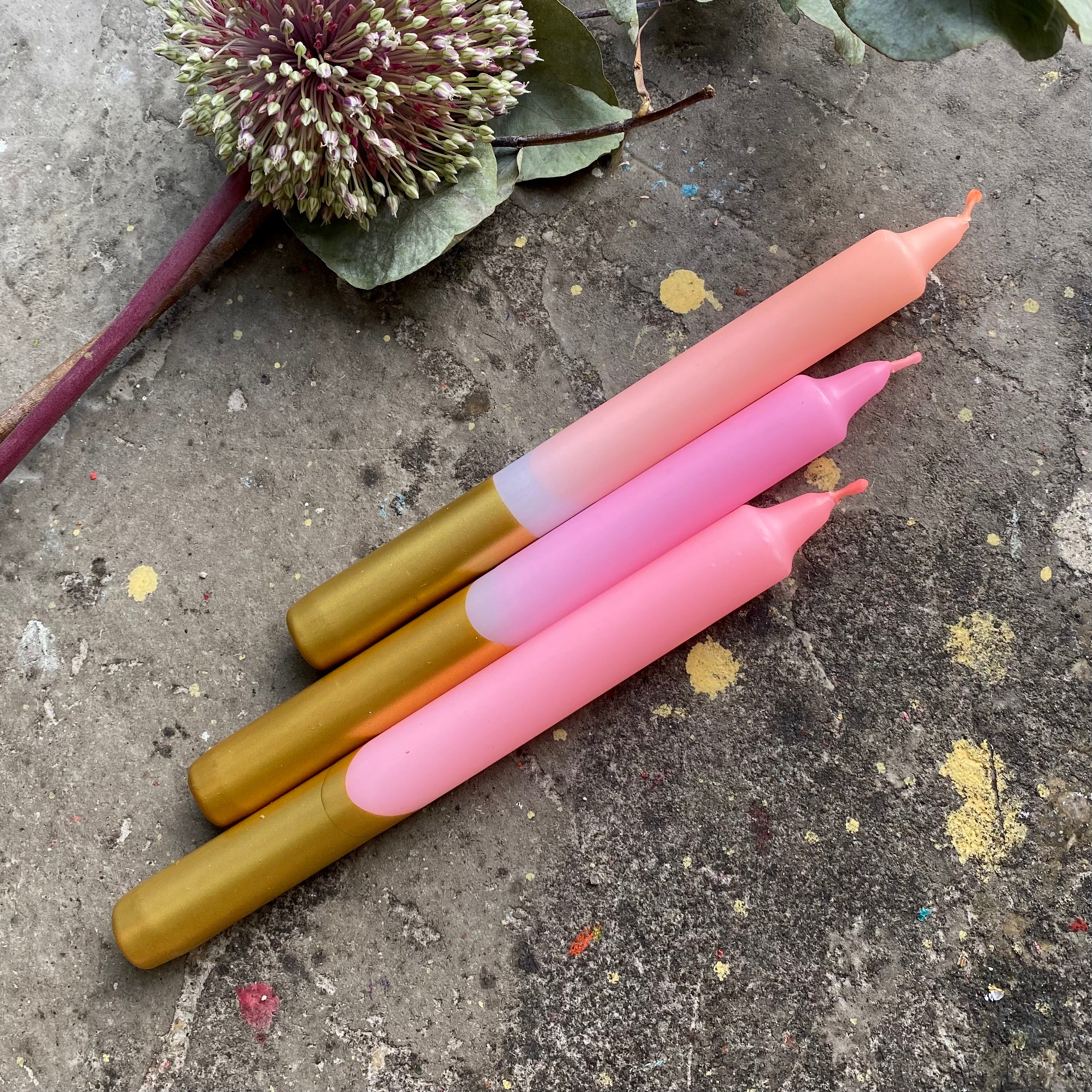 Teinture par immersion pour Noël * Rose poudré chaleureux