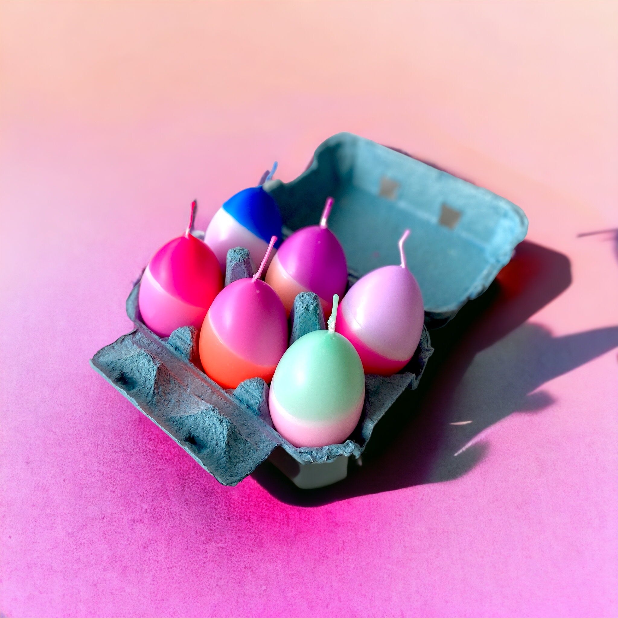 Dip Dye Eggs * Sixpack blue