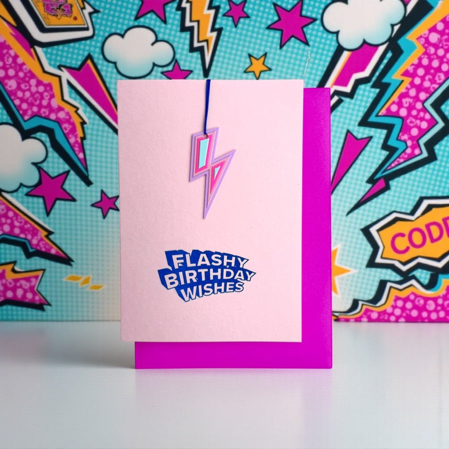 Flashy Birthday Wishes * Flash magenta