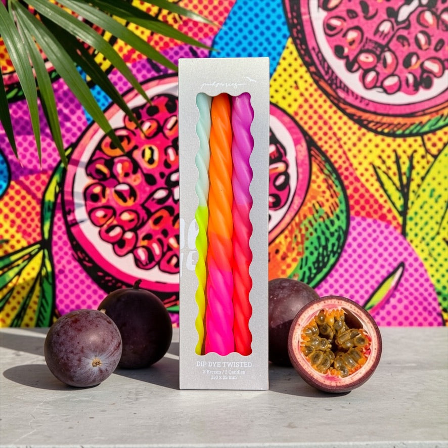 Dip Dye Twisted * Shades of Passionfruit