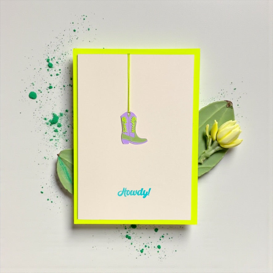 Howdy! * Boot yellow