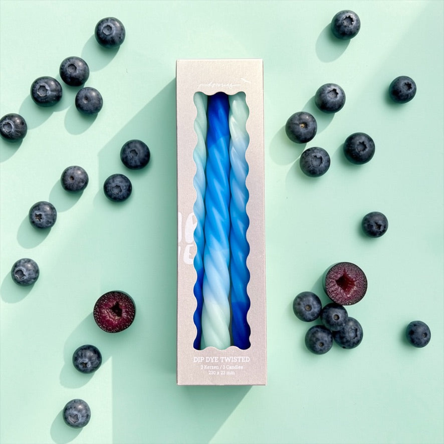 Dip Dye Twisted * Shades of Blueberry