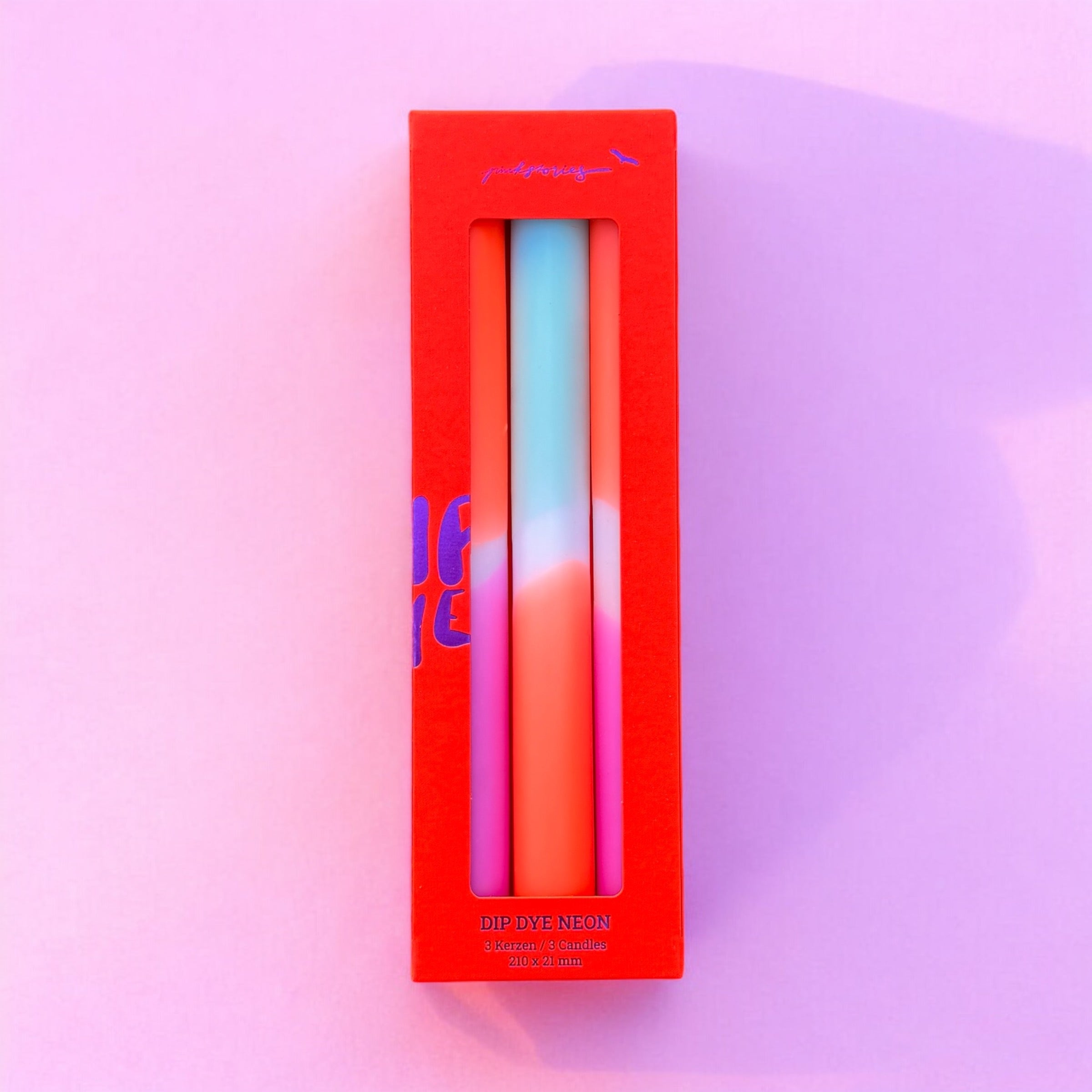 Teinture par immersion néon * Croustillant aux pommes