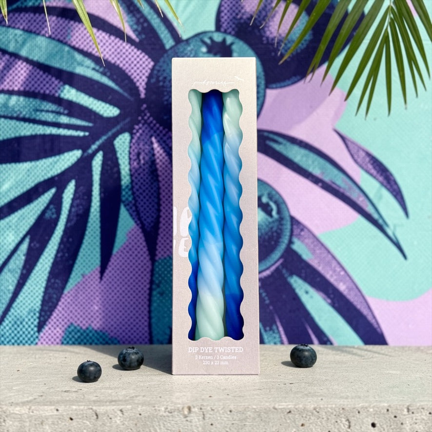 Dip Dye Twisted * Shades of Blueberry