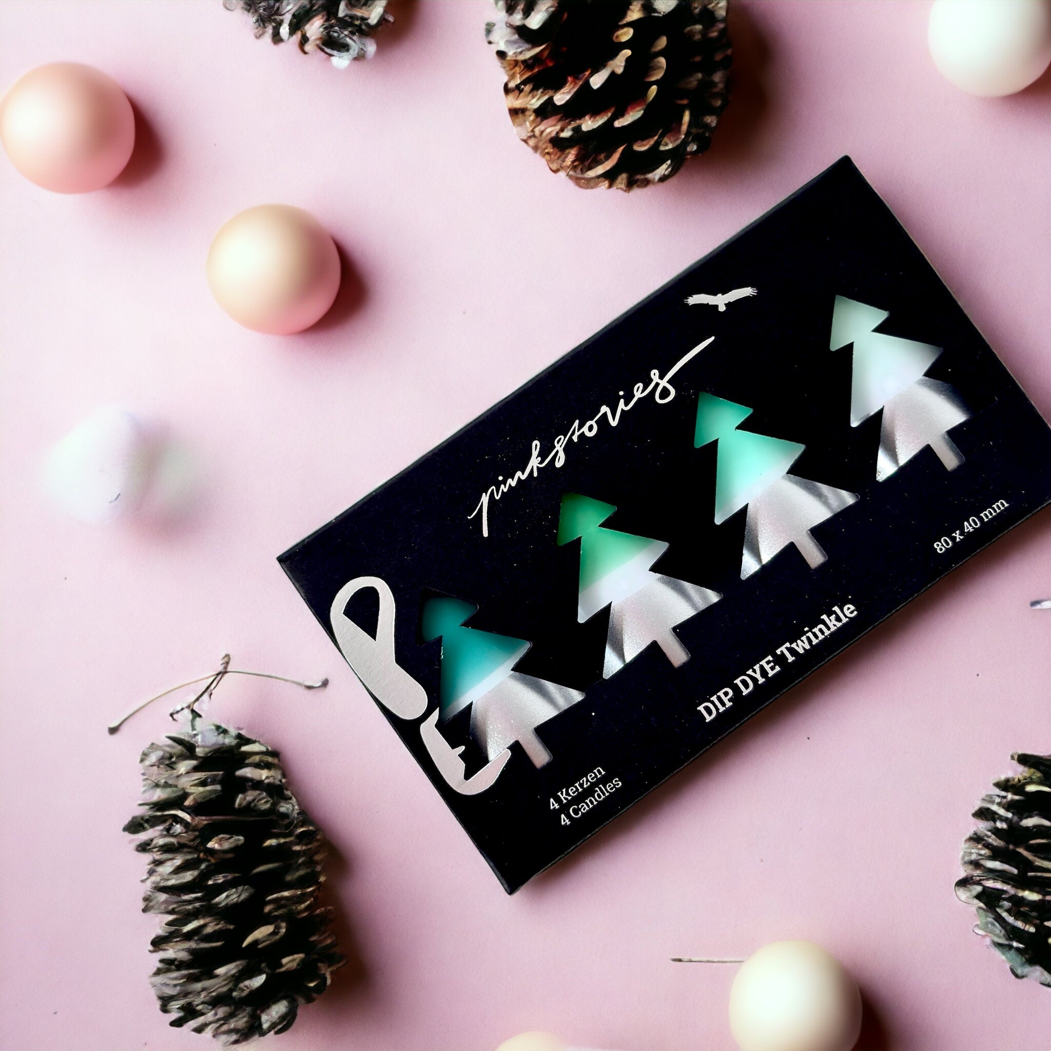 Dip Dye Twinkle * Silver Diamonds