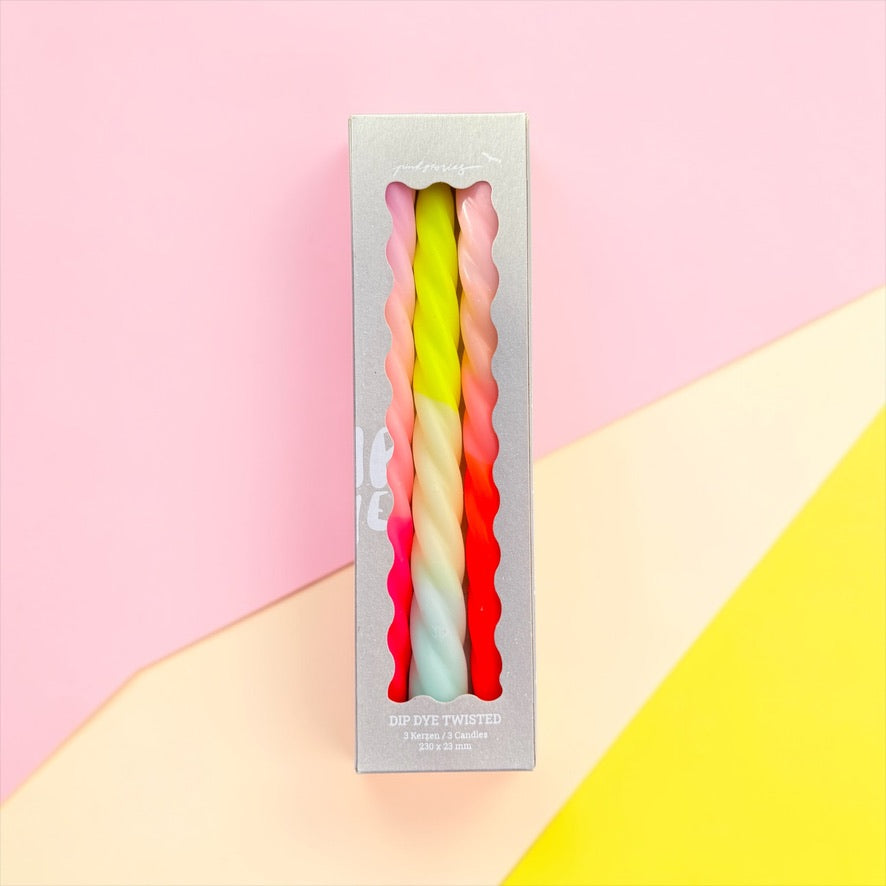 Dip Dye Twisted * Shades of Fruit Salad