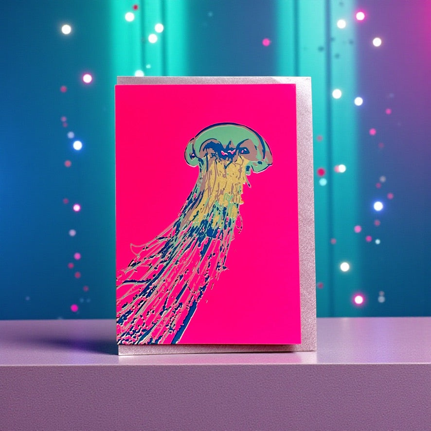Qualle Neonpink