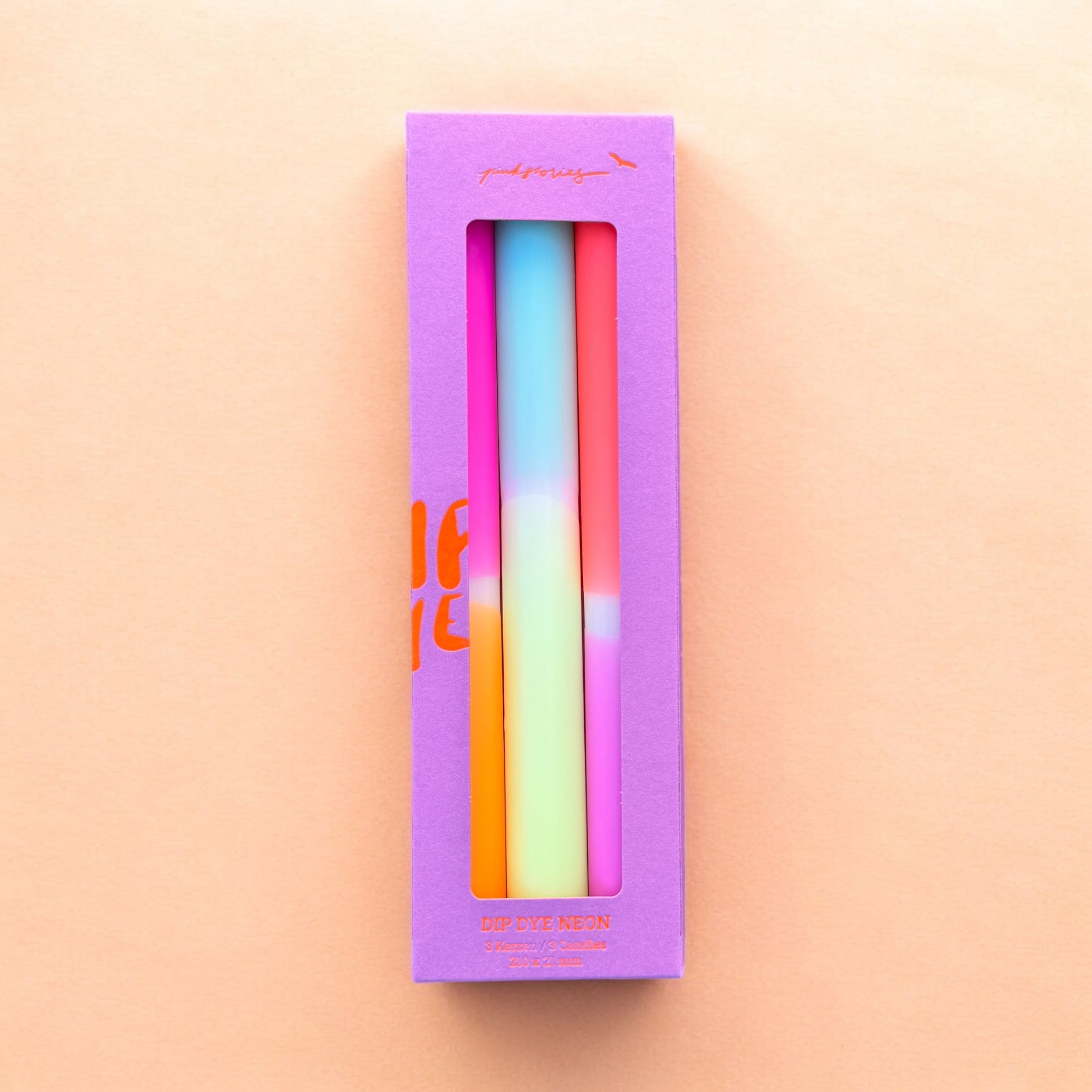 Teinture par immersion néon * Coucher de soleil mandarine