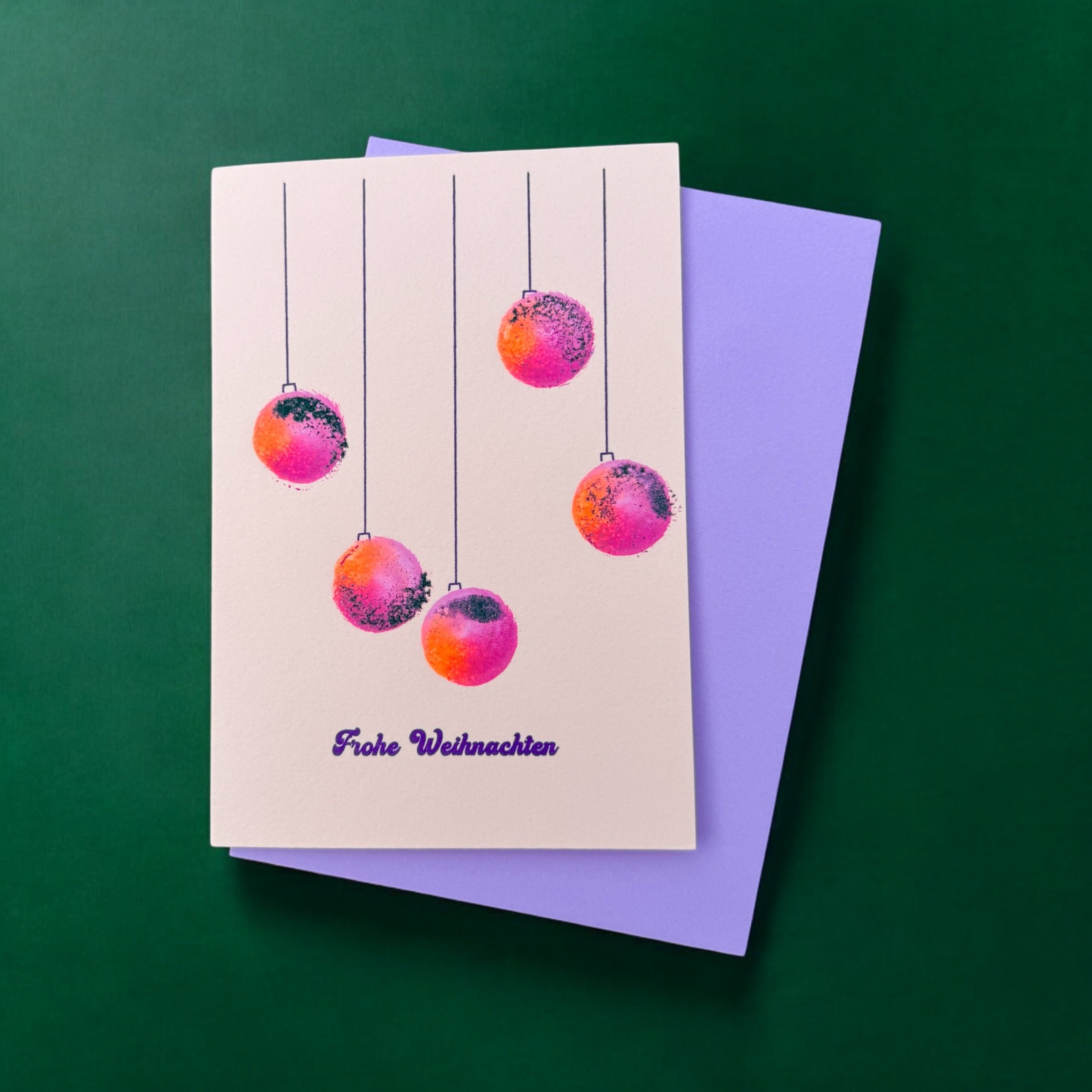 Boules de Noël teintées