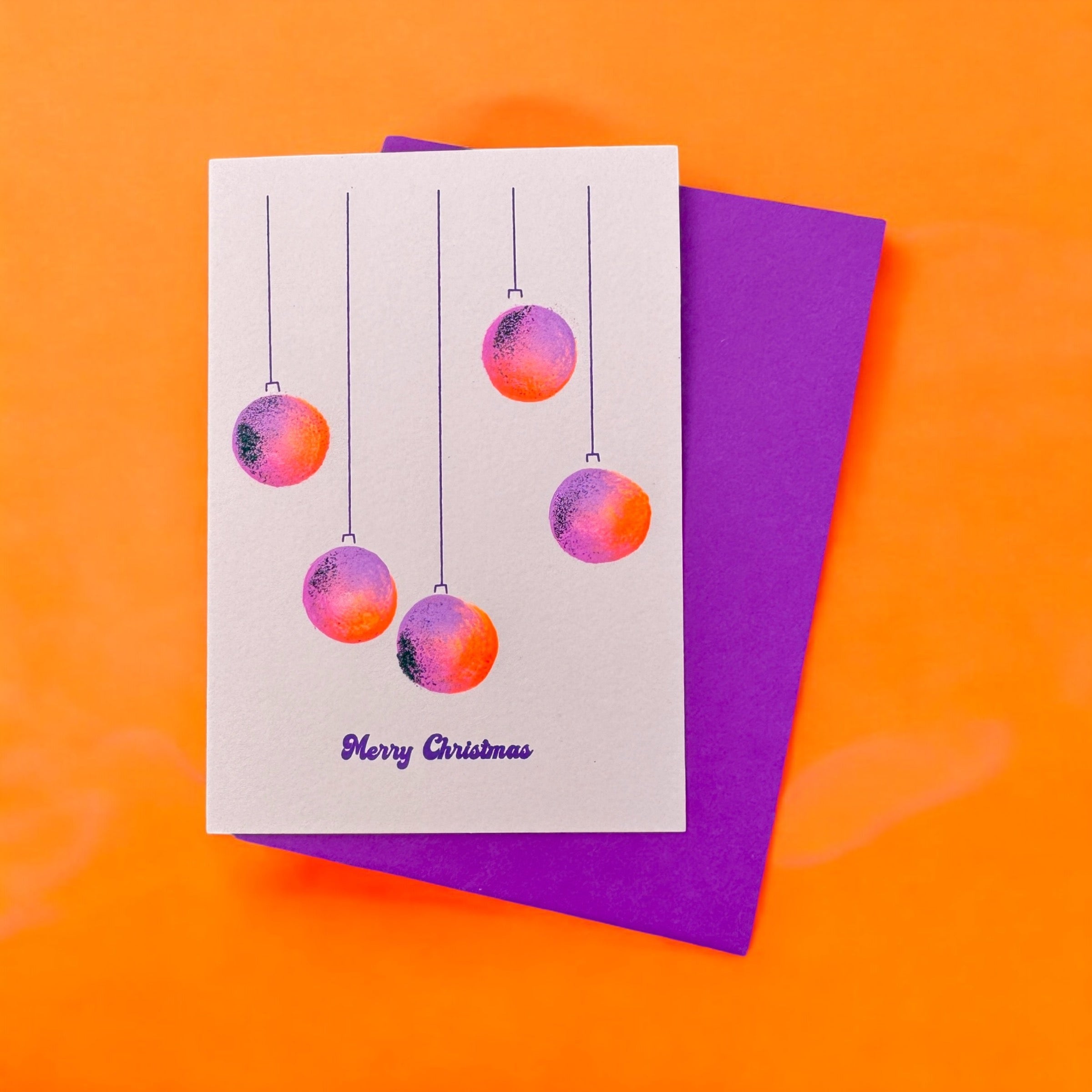 Boules de Noël teintées