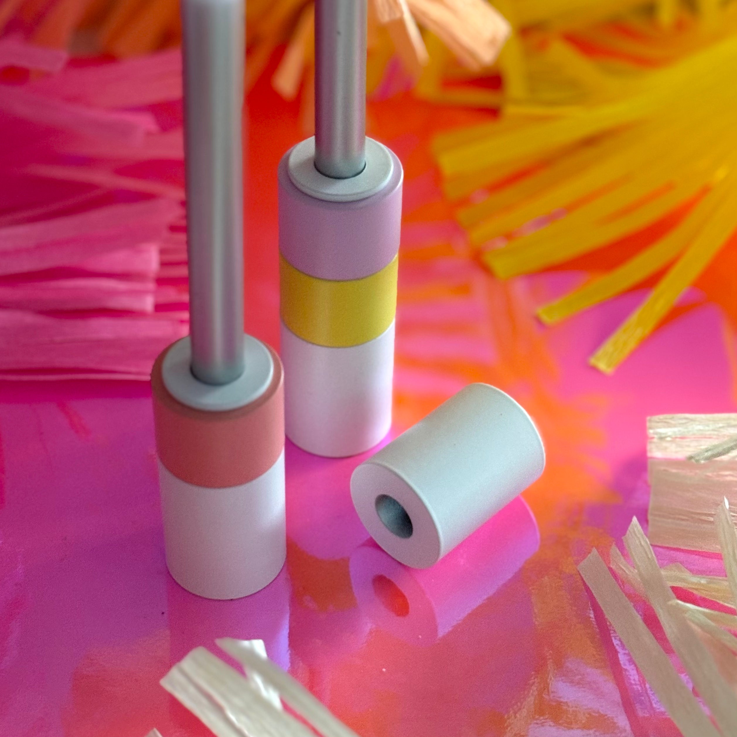 Tube plongeur * Blanc