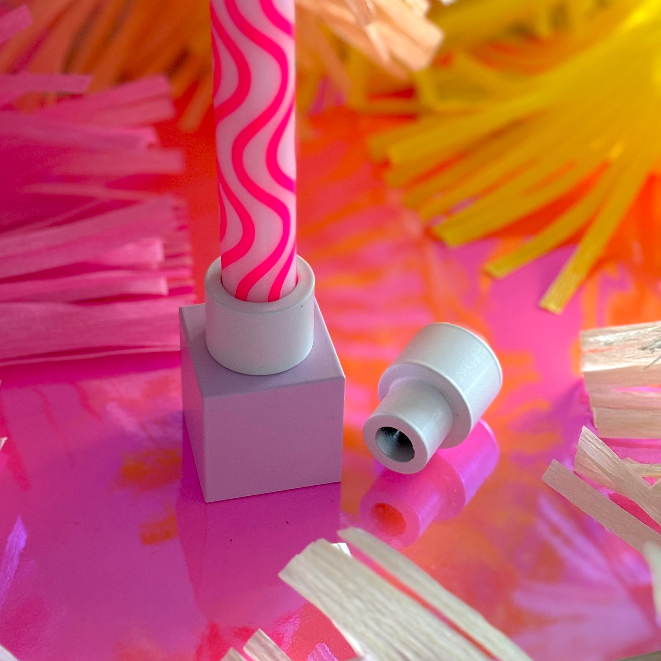 Tube plongeur * Blanc